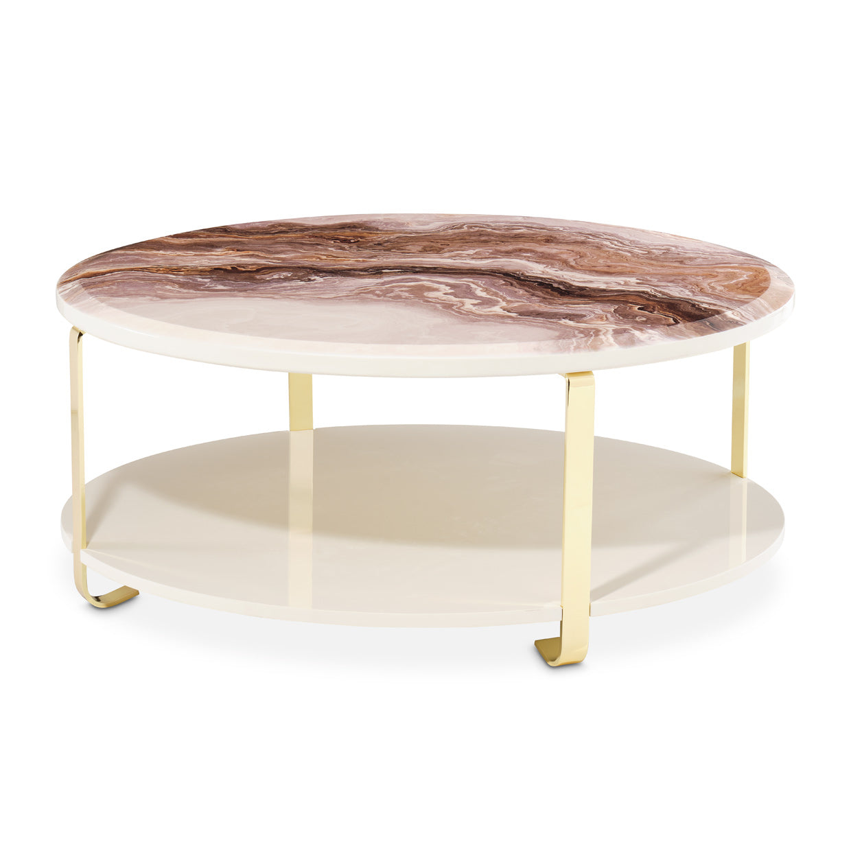 Ariana Cocktail Table - Gold
