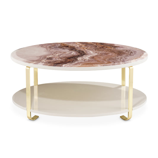 Ariana Cocktail Table - Gold