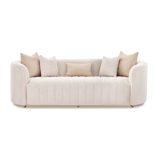 Ariana Sofa - Beige/Gold