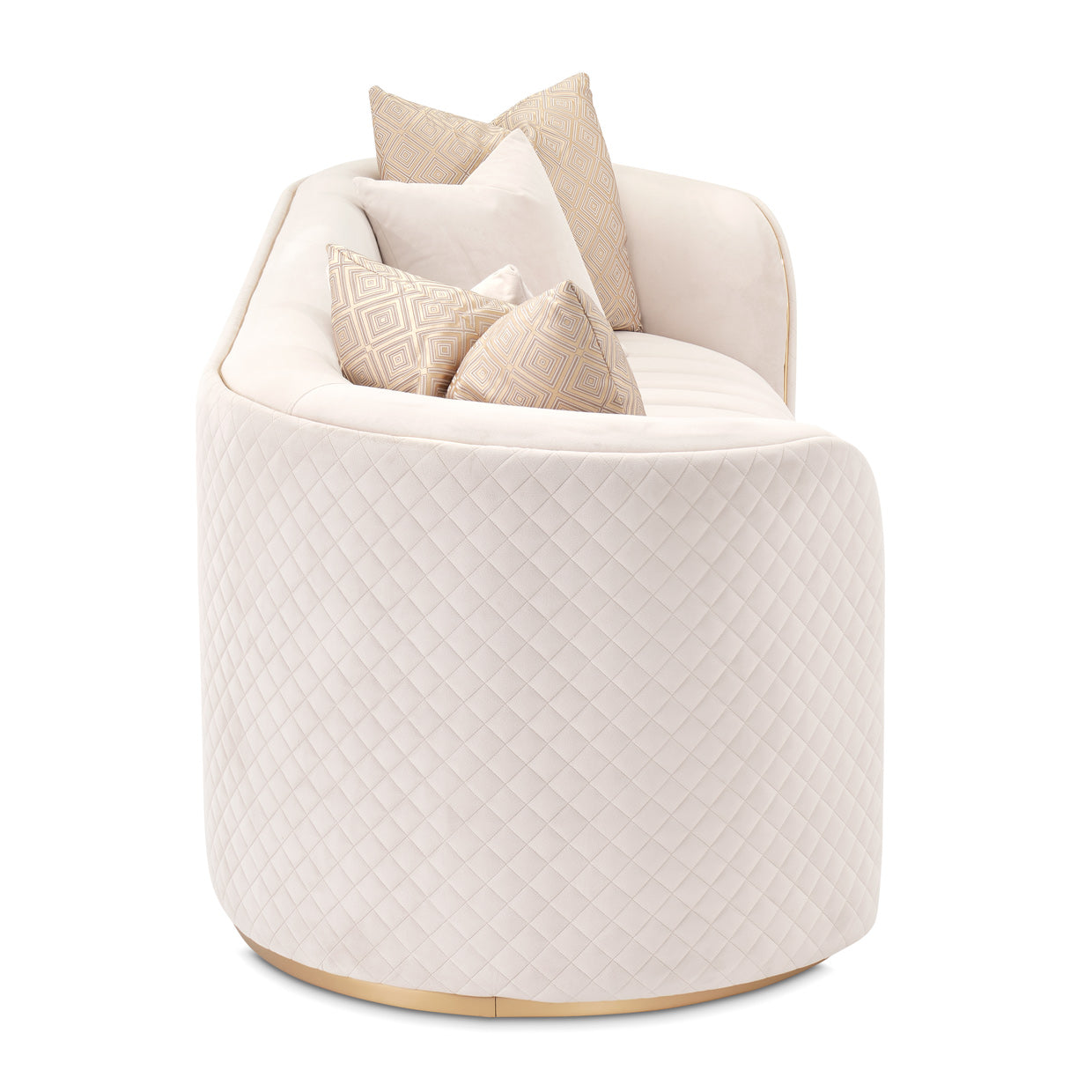 Ariana Sofa - Beige/Gold