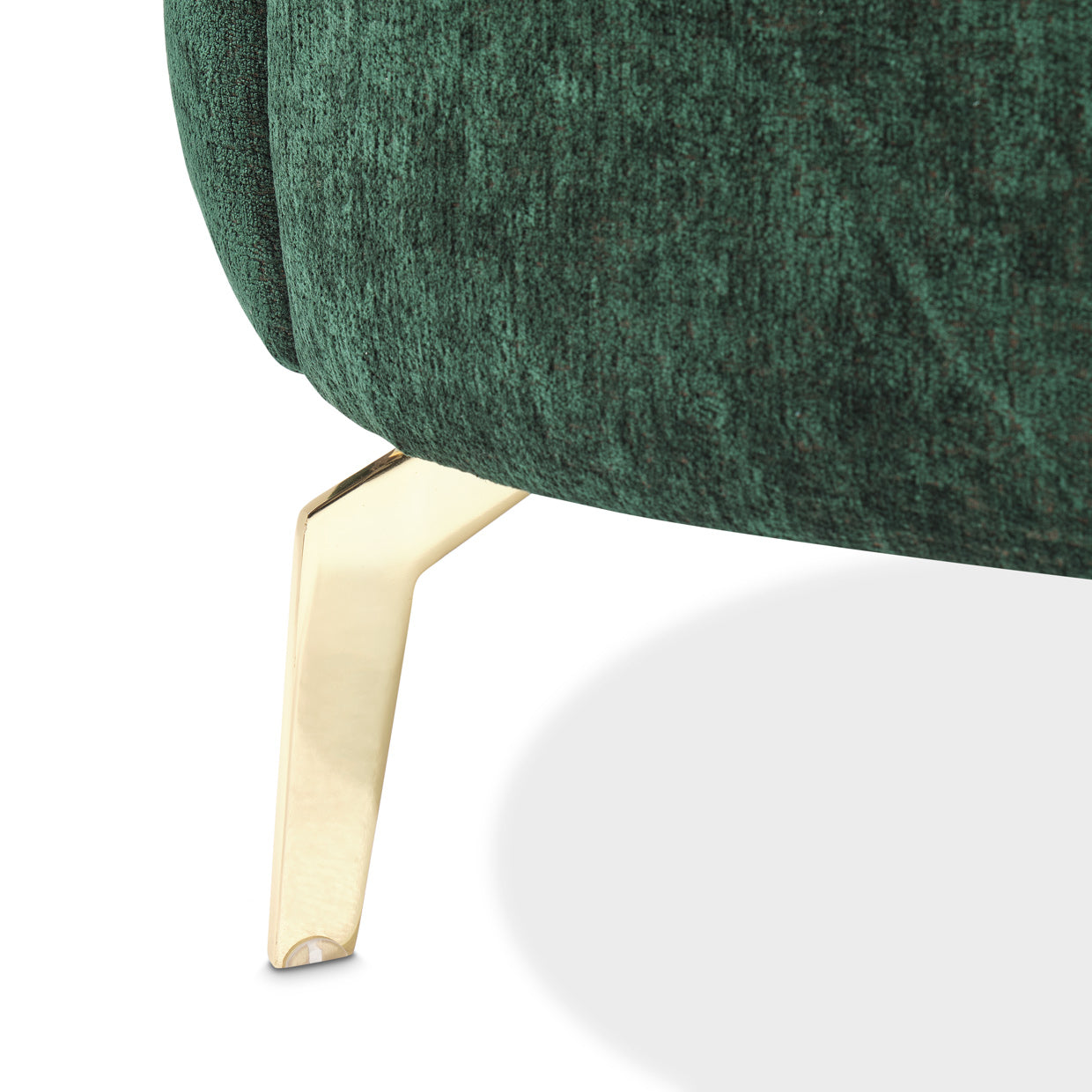 Celine Accent Chair - Emerald/Gold