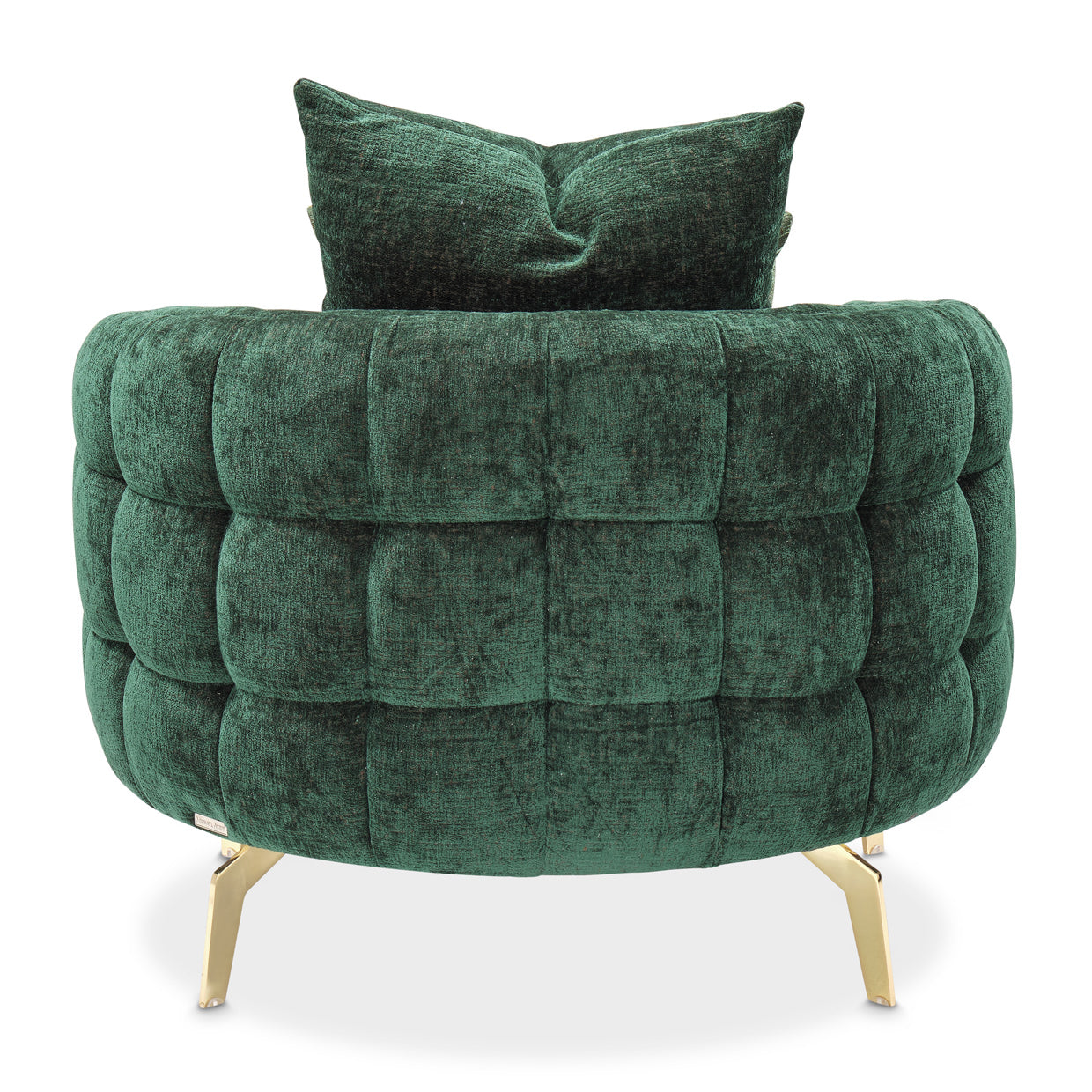 Celine Accent Chair - Emerald/Gold