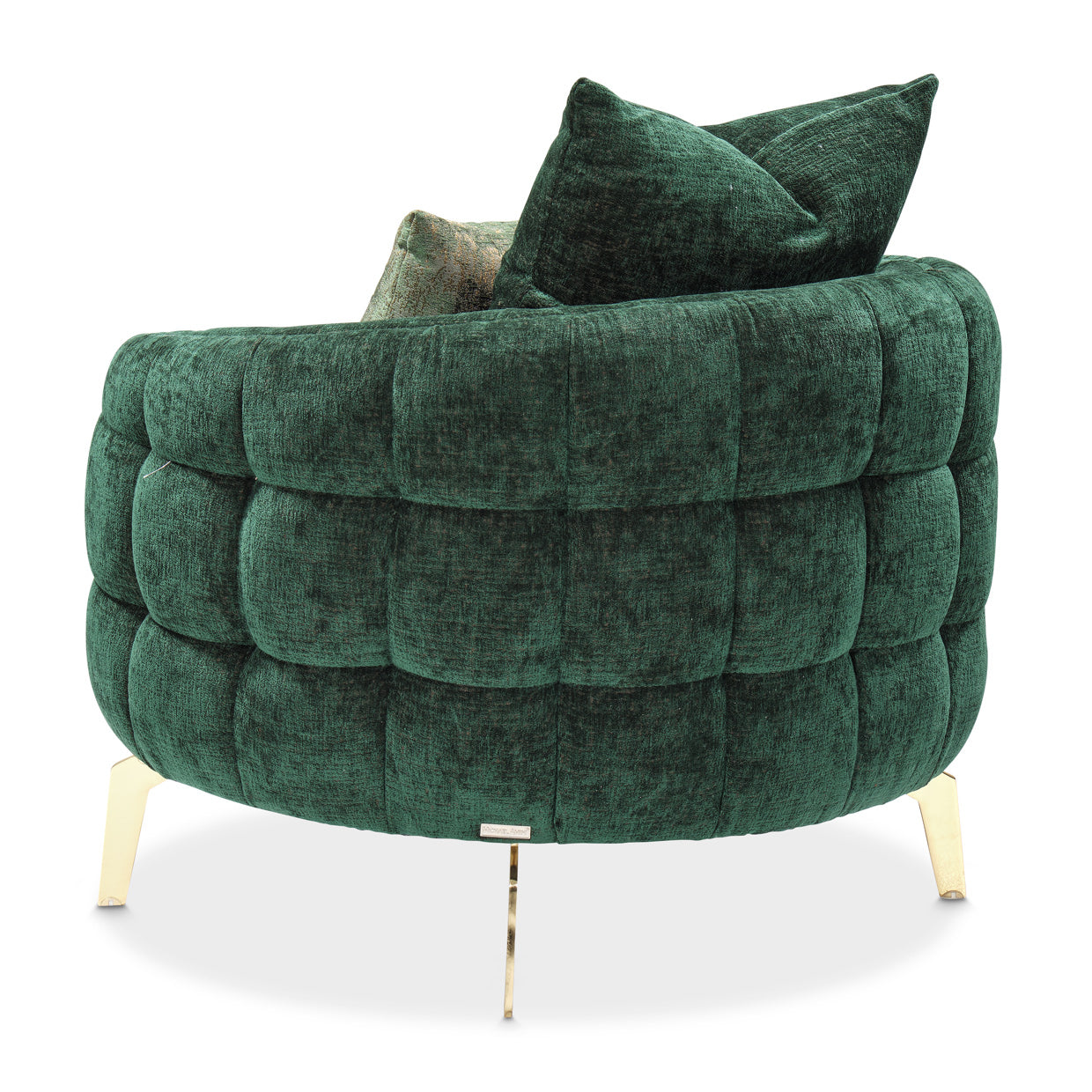 Celine Accent Chair - Emerald/Gold