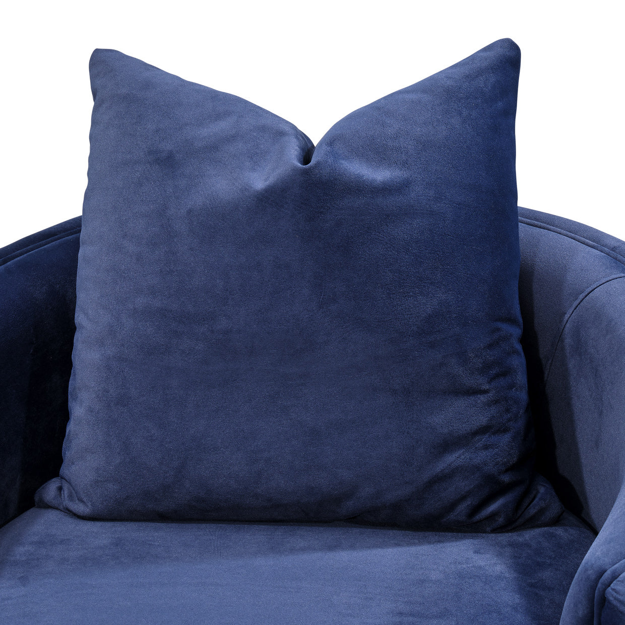Celine Accent Chair - Indigo/Silver