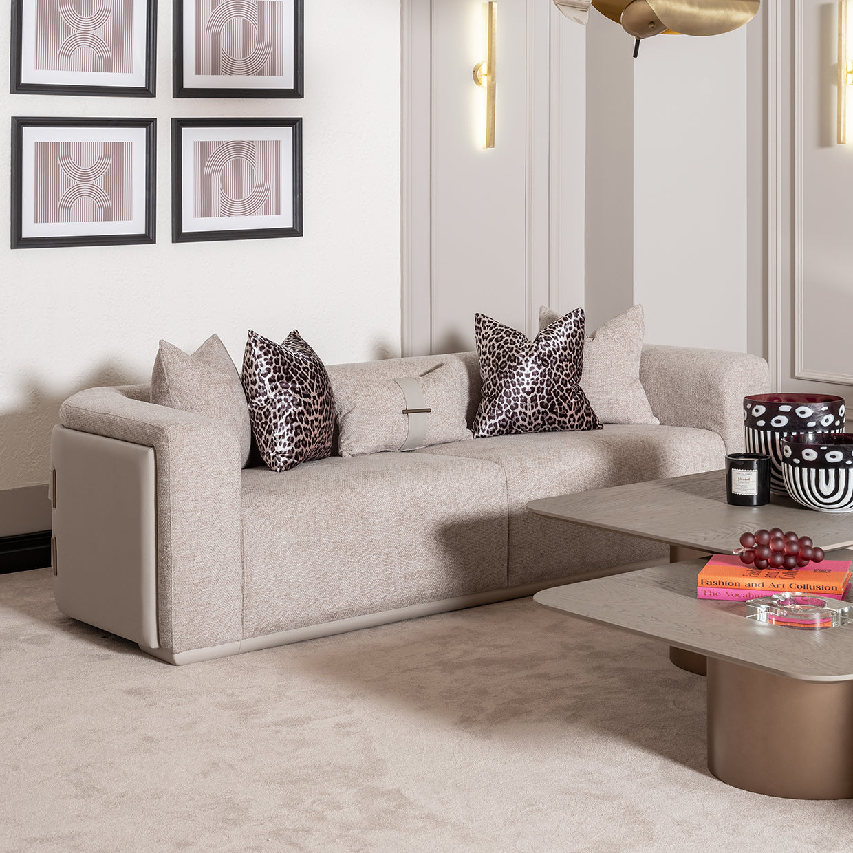 Canberra Sofa - Mink/Light Ash