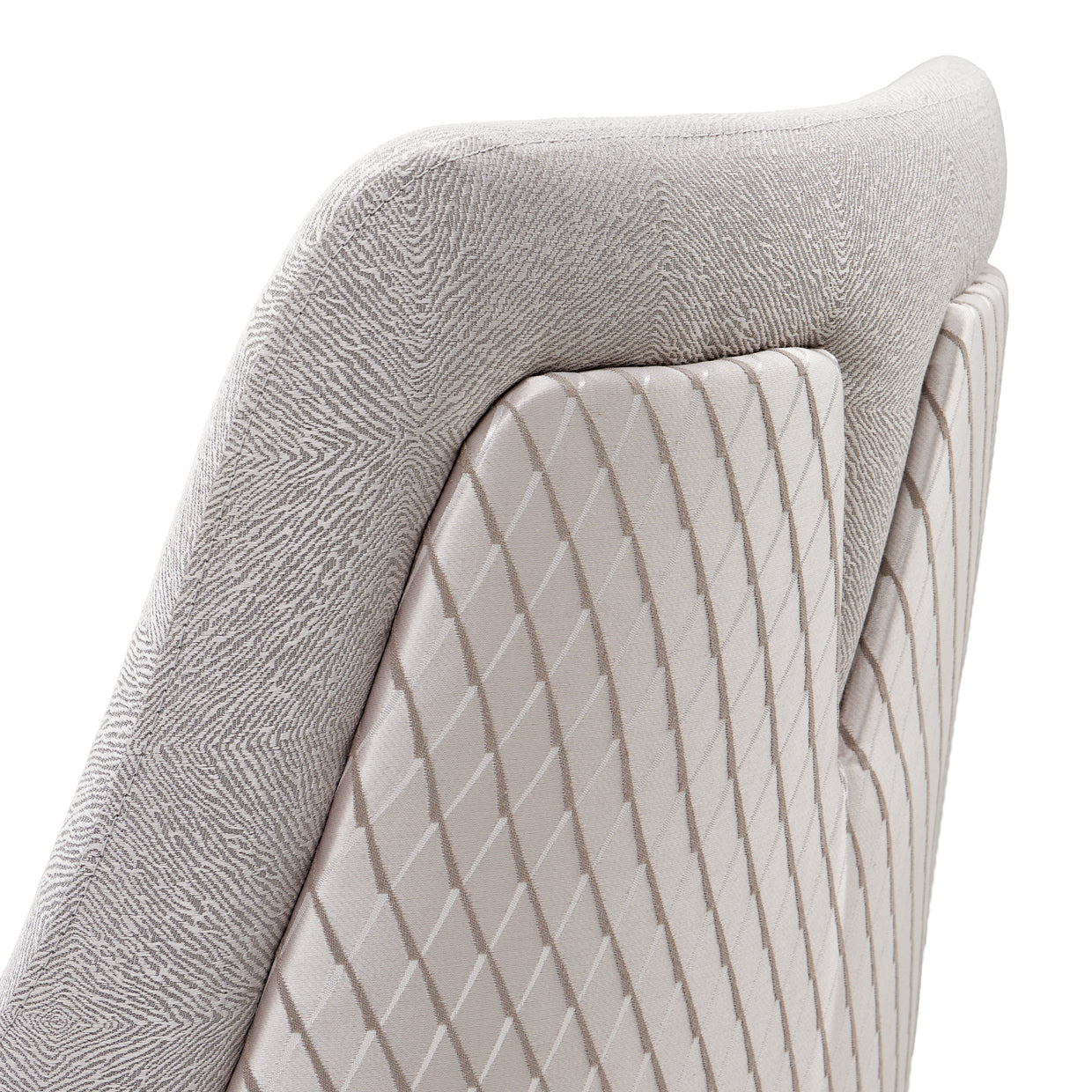 Carmela Dining Arm Chair - Zinc/Glossy Charcoal