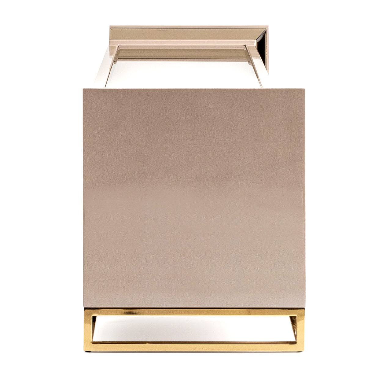 Carmela Media Cabinet - Shimmer Ivory