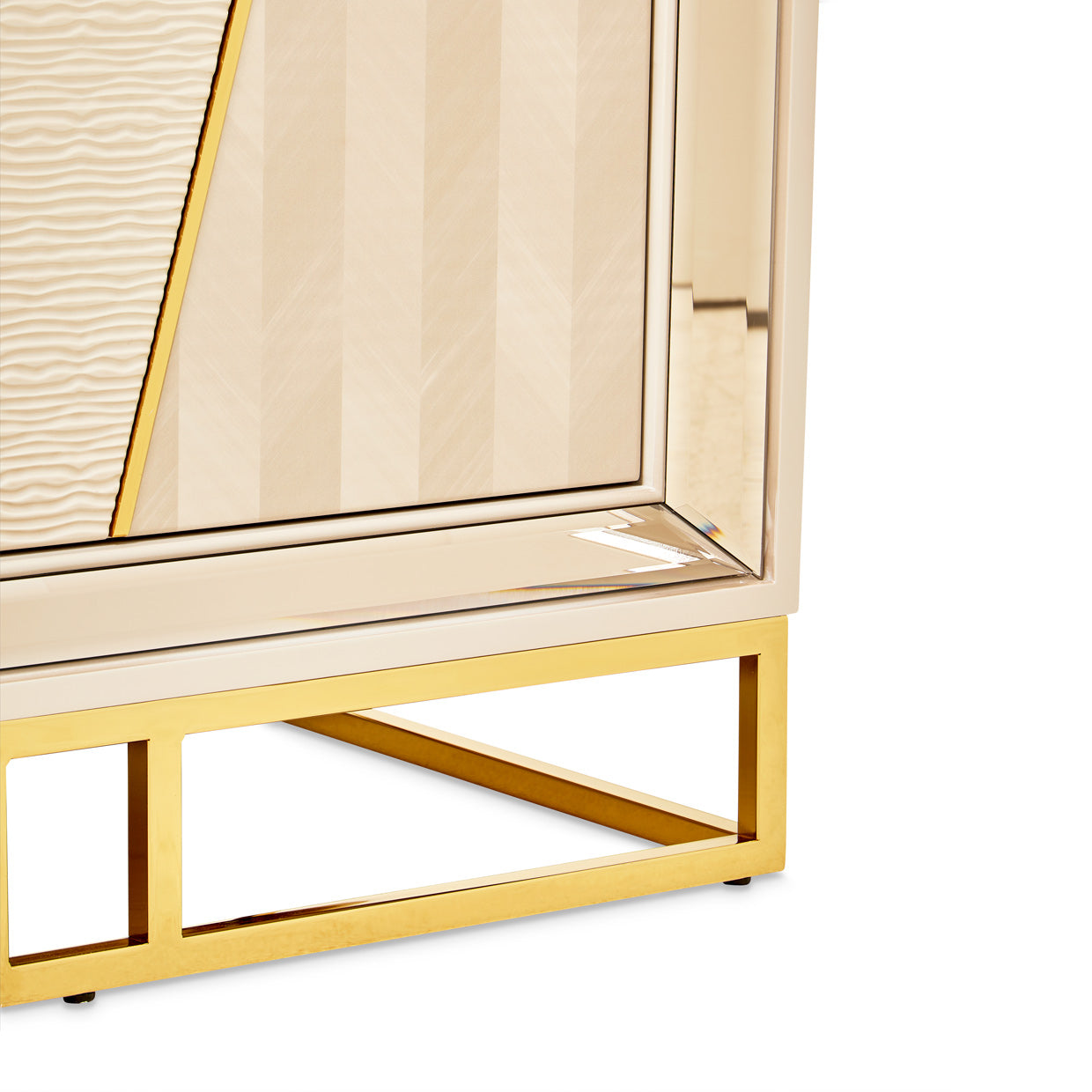 Carmela Console Table - Shimmer Ivory