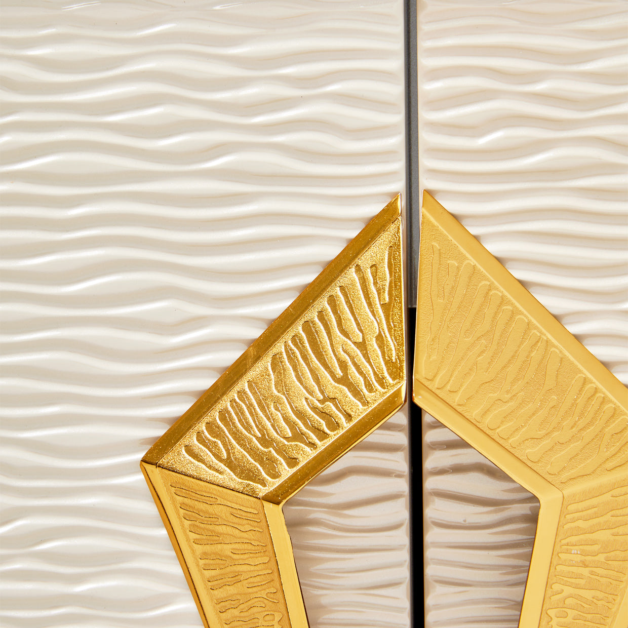 Carmela Console Table - Shimmer Ivory