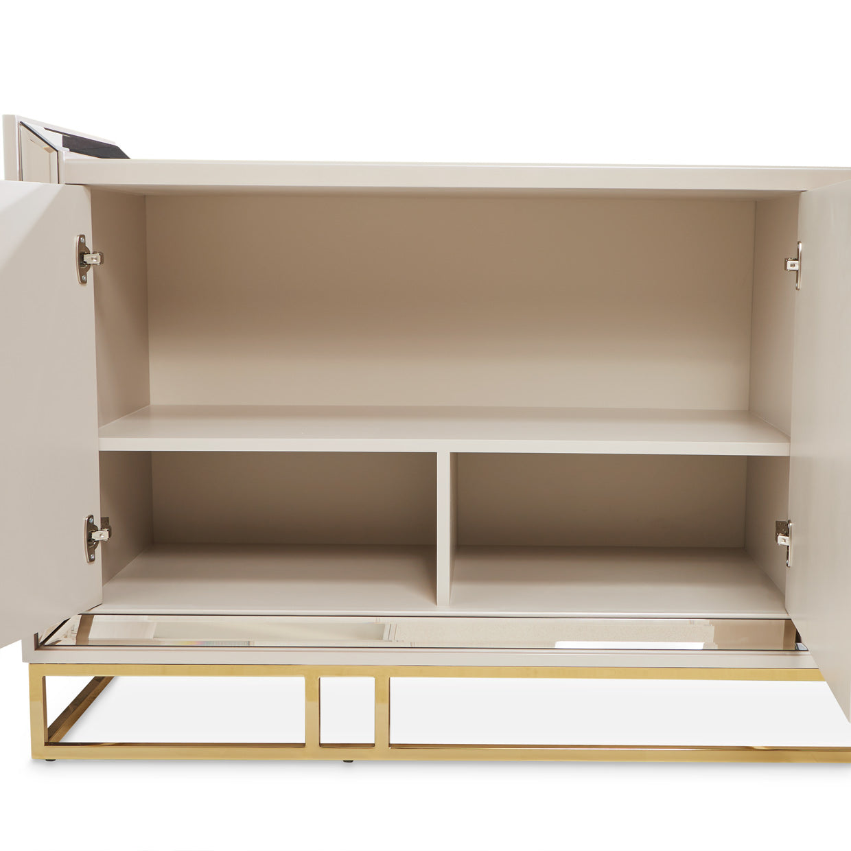 Carmela Console Table - Shimmer Ivory