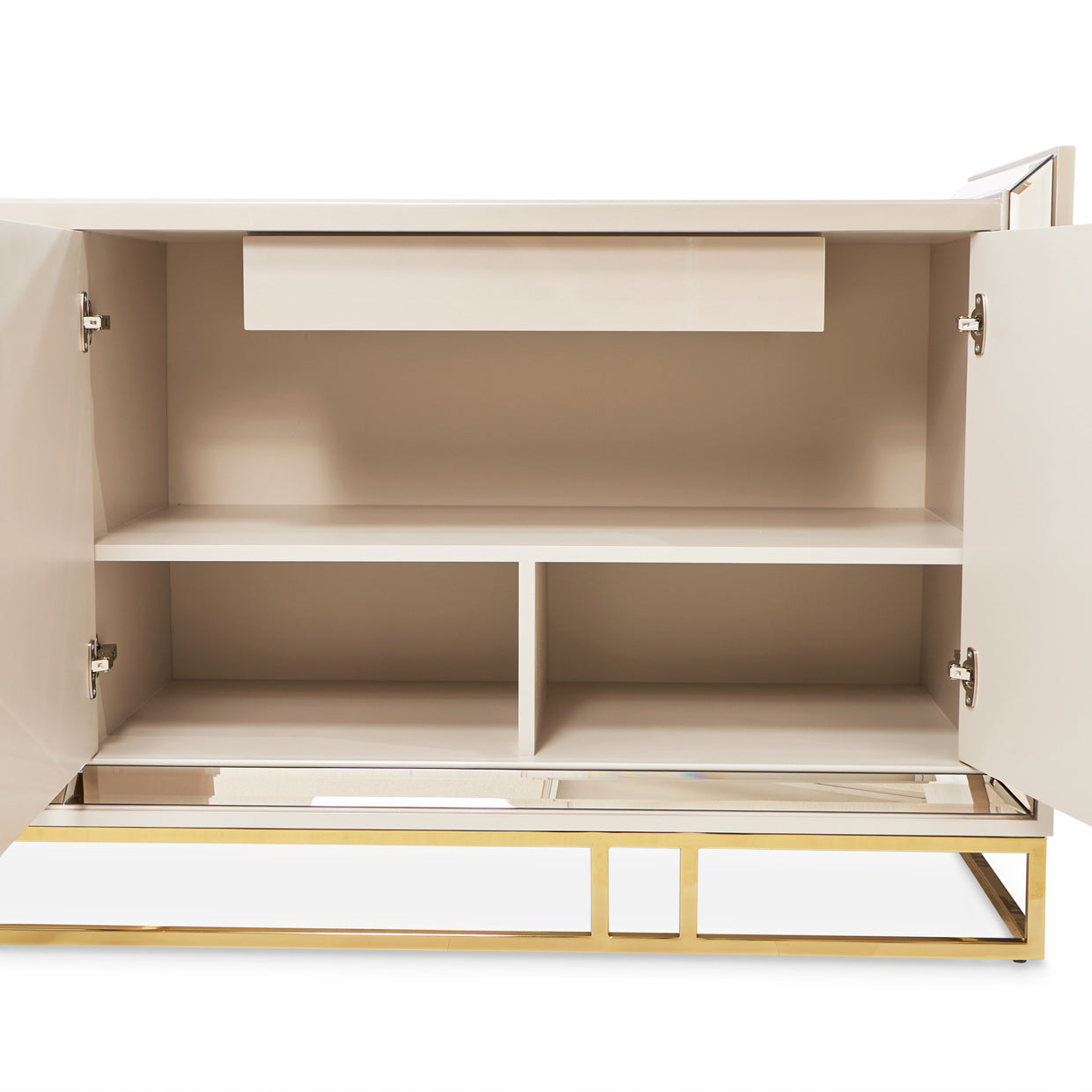 Carmela Console Table - Shimmer Ivory