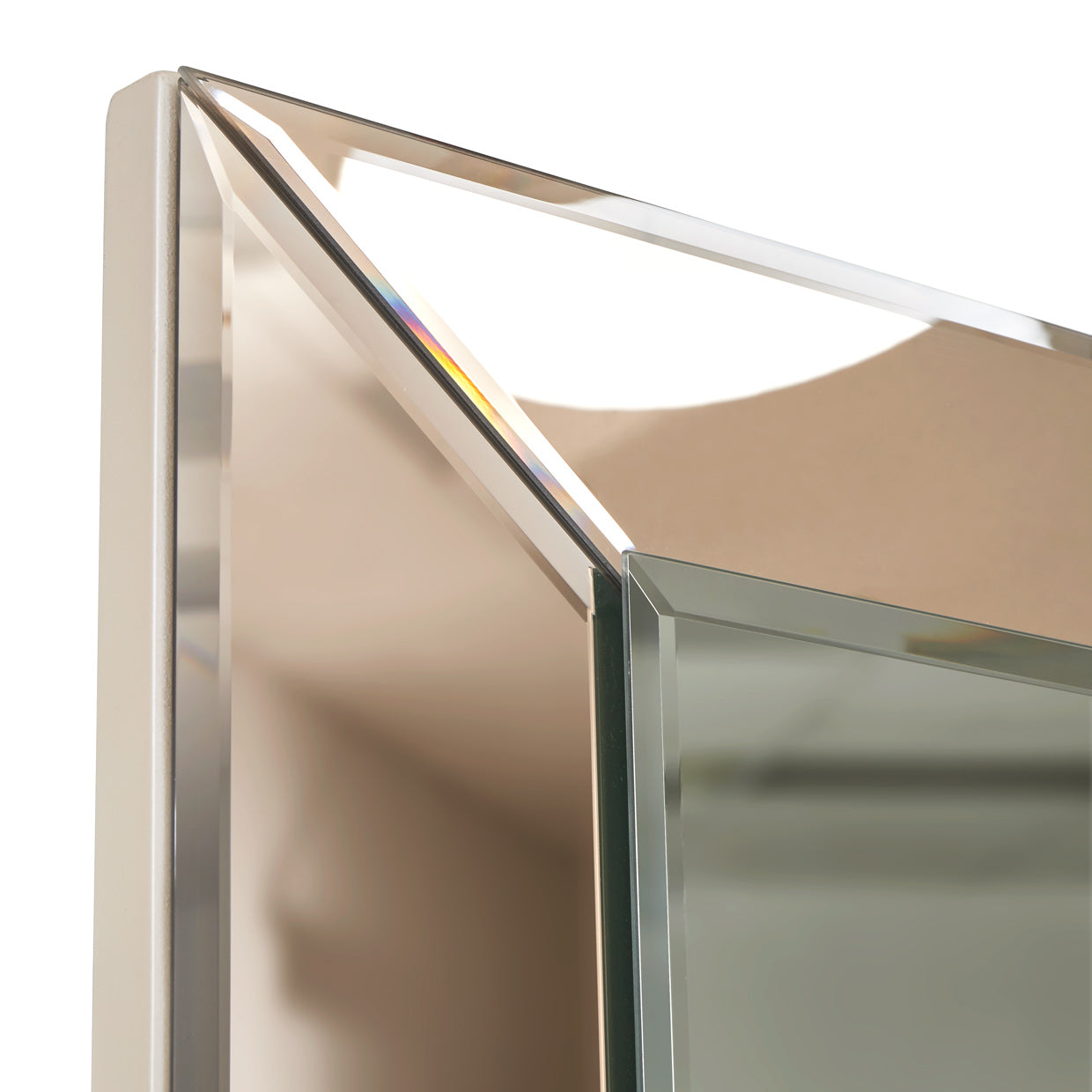 Carmela Wall Mirror - Shimmer Ivory