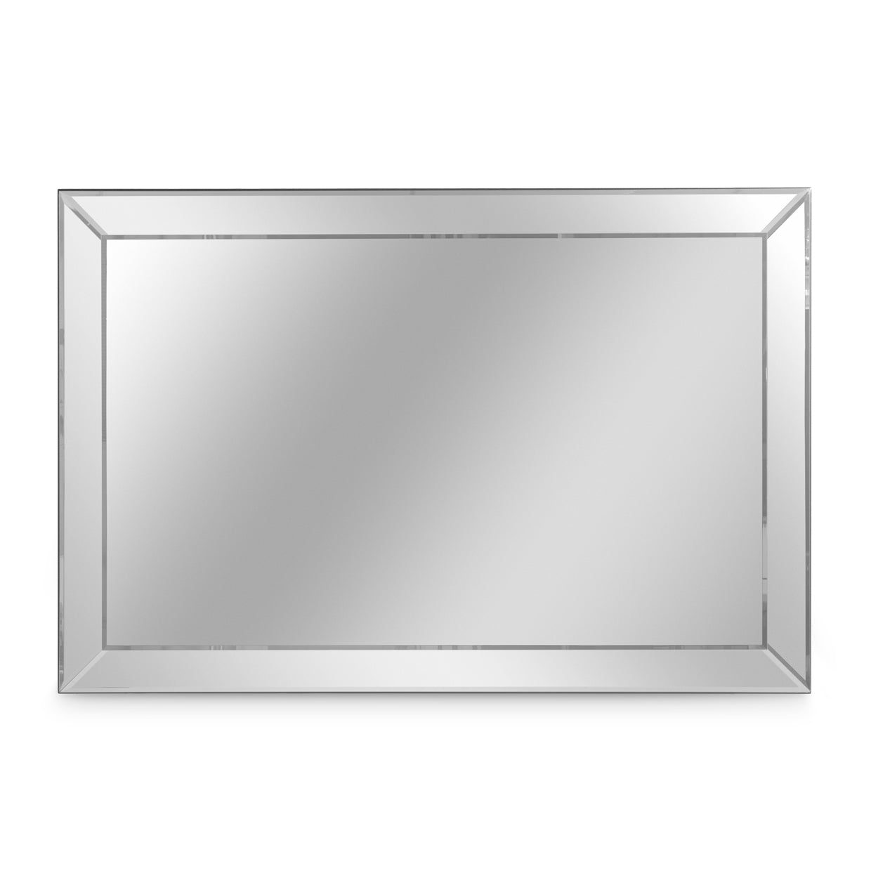 Carmela Wall Mirror - Glossy Charcoal