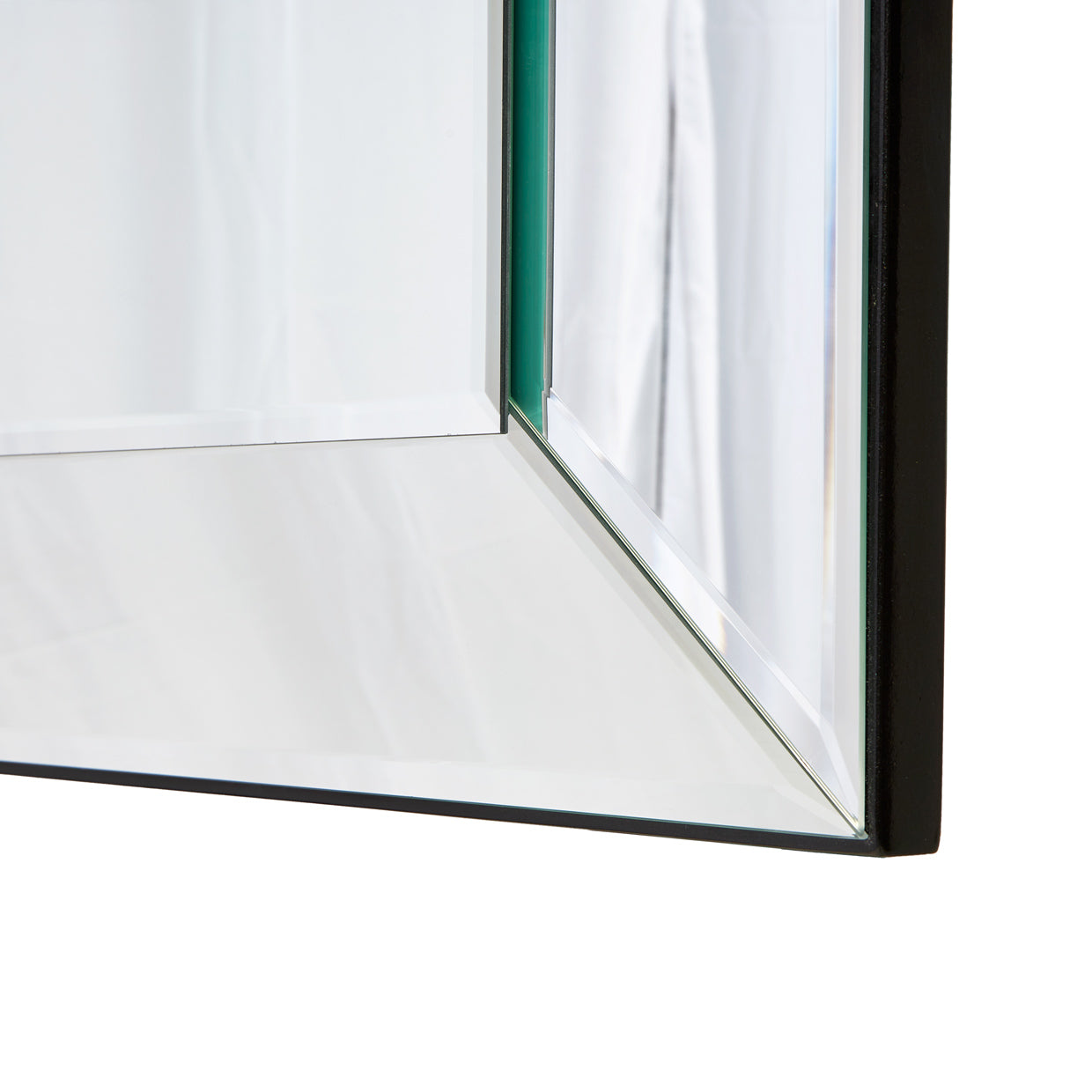 Carmela Wall Mirror - Glossy Charcoal