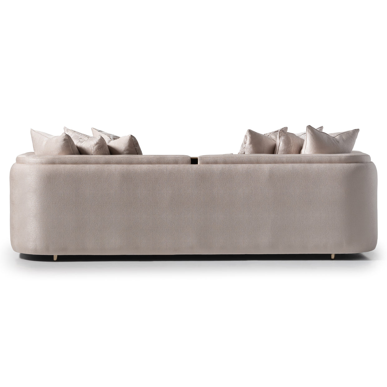 Carmela Mansion Sofa - Almond/Gold