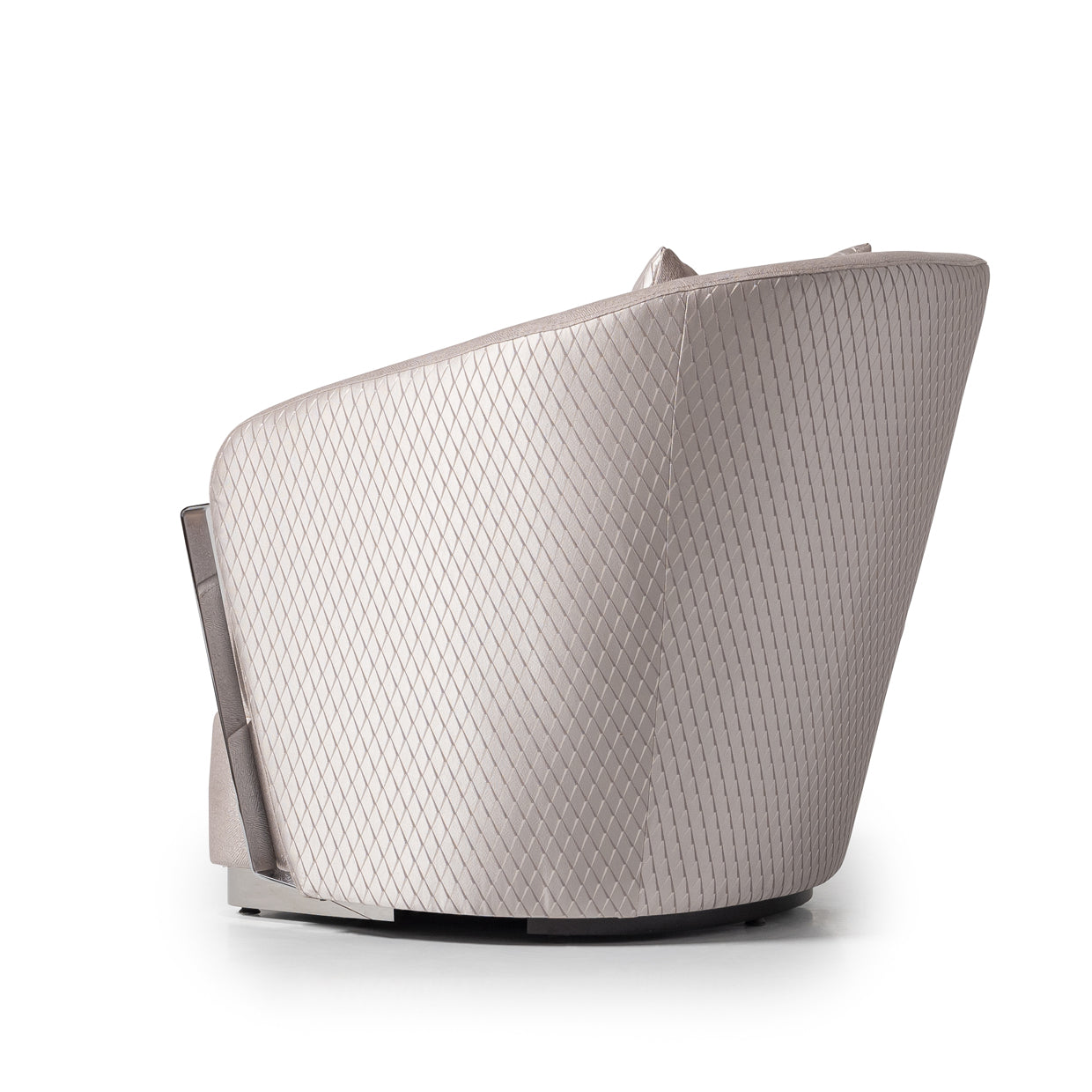 Carmela Accent Chair - Zinc/Silver