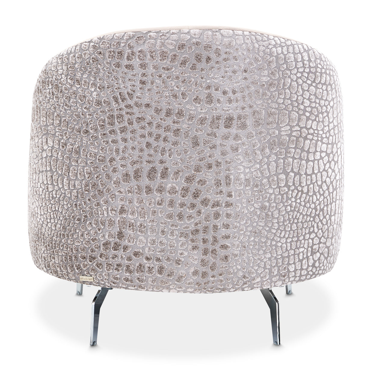Dion Accent Chair - Stone/Silver