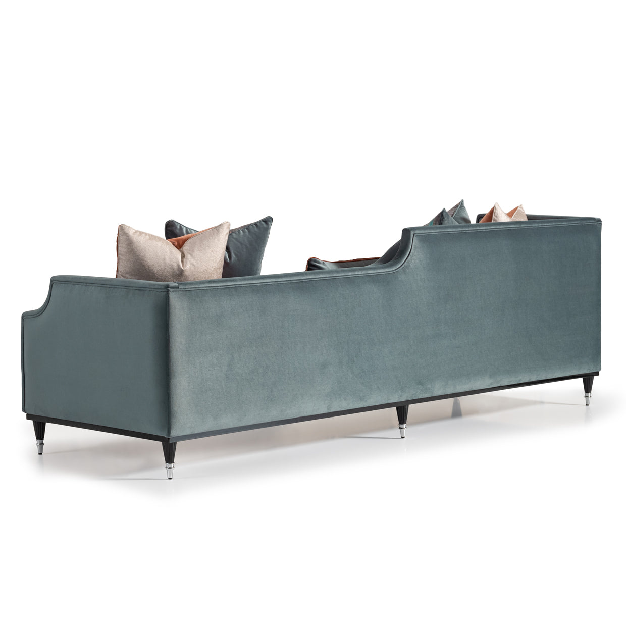 La Francaise Mansion Sofa - Azure/Black