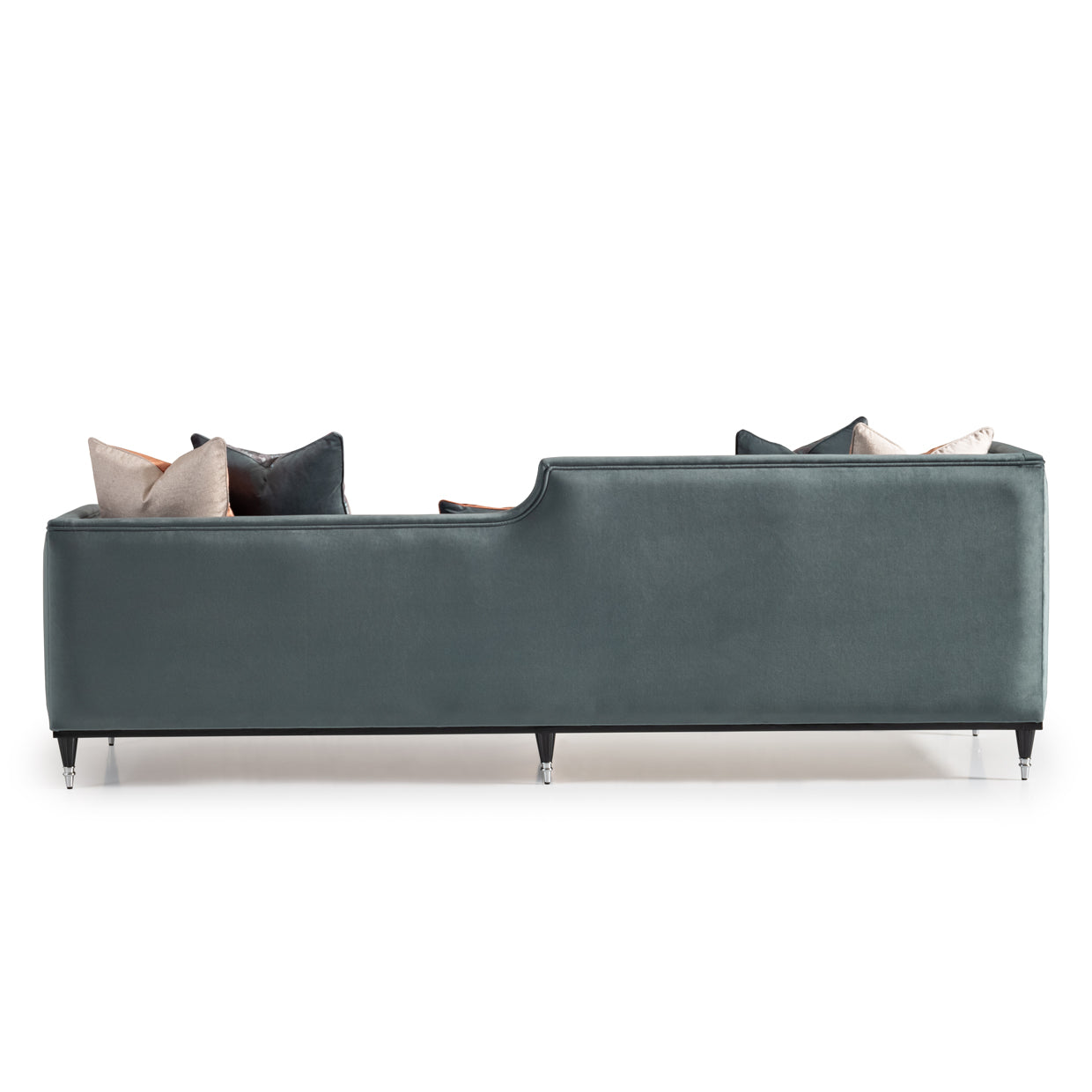 La Francaise Mansion Sofa - Azure/Black