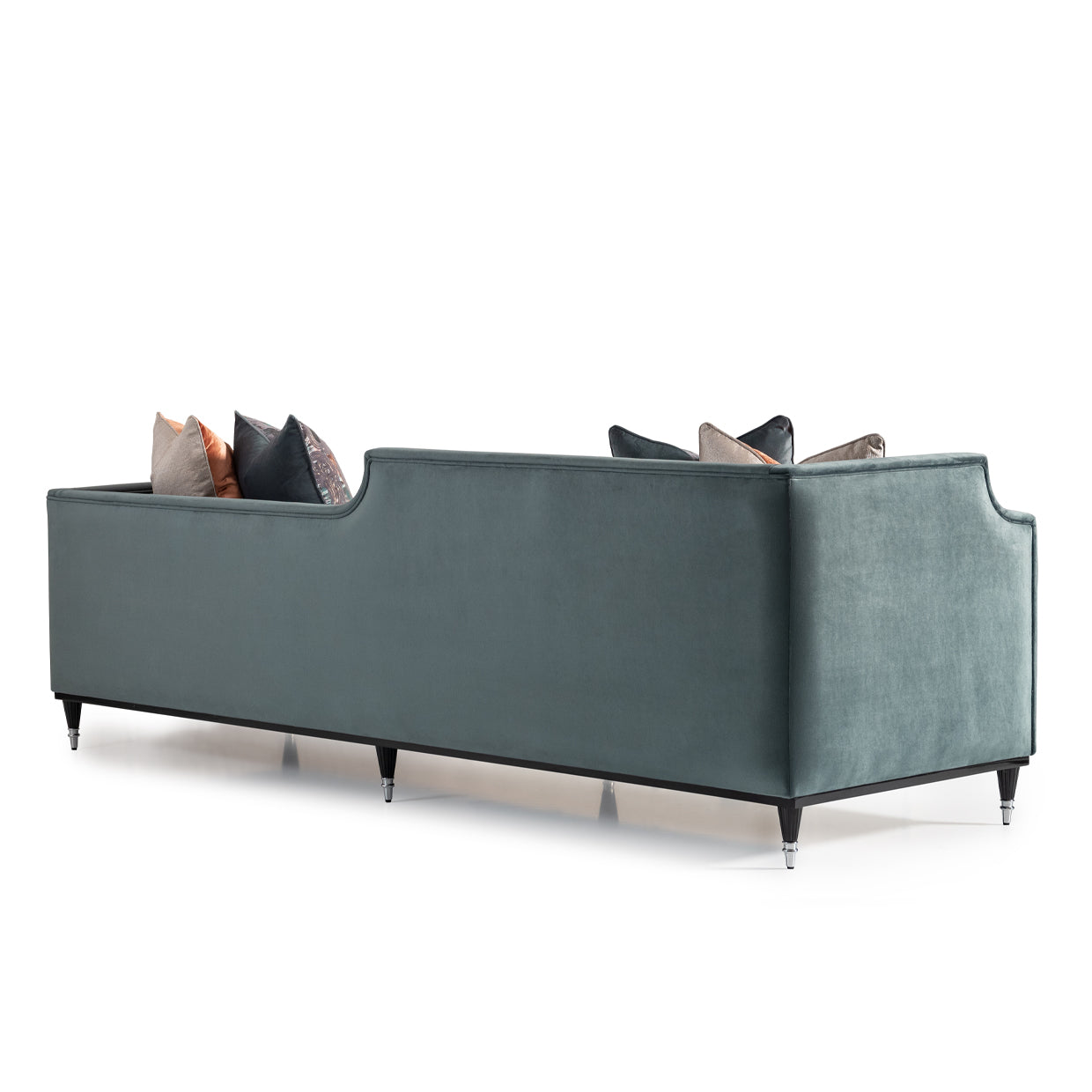 La Francaise Mansion Sofa - Azure/Black