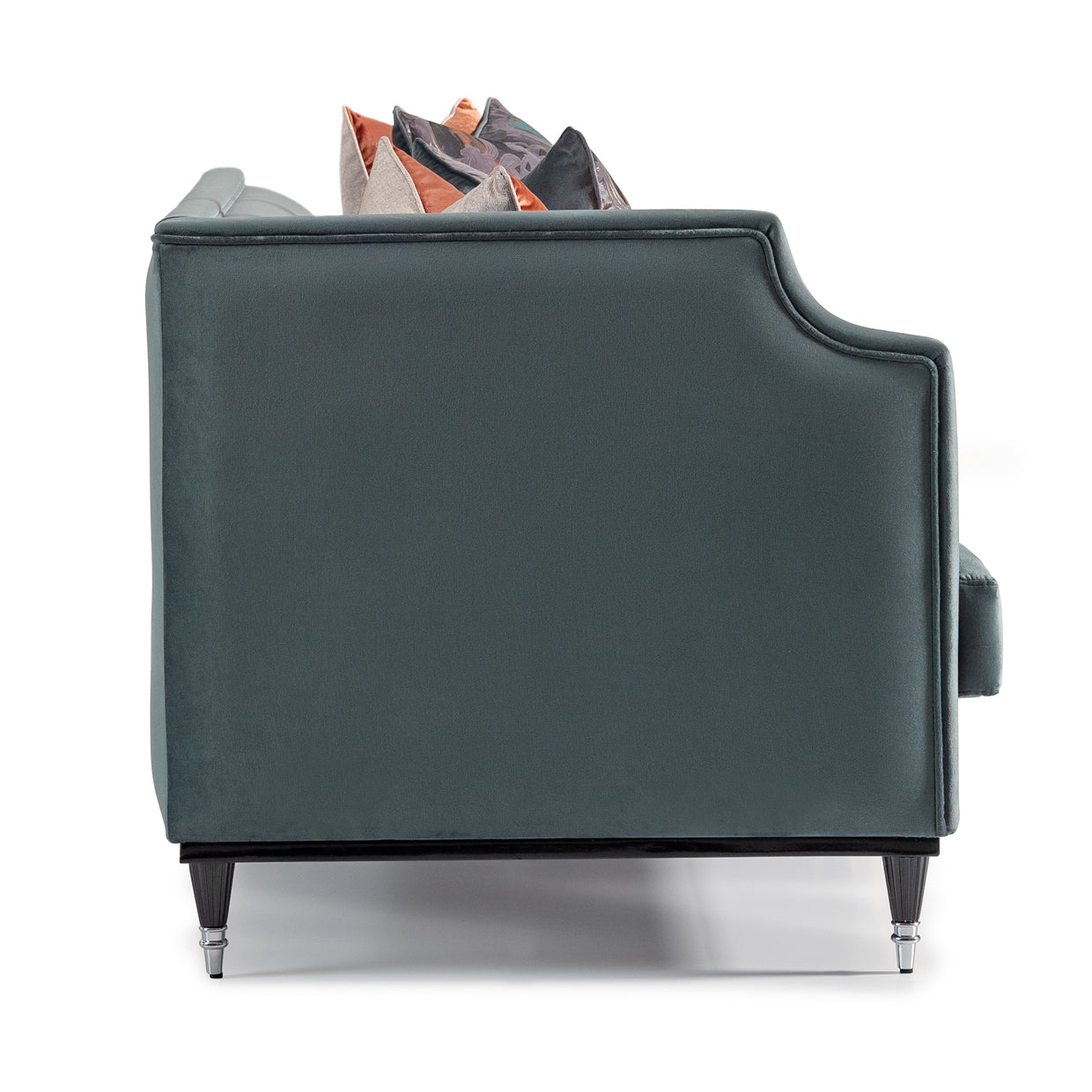La Francaise Mansion Sofa - Azure/Black