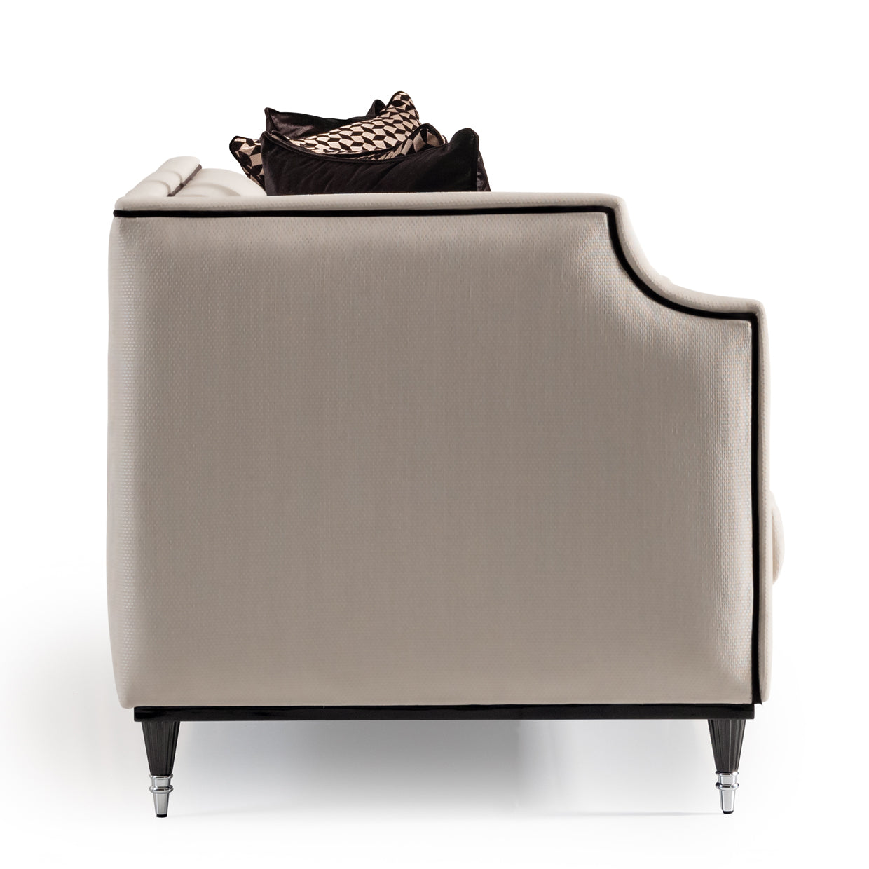La Francaise Mansion Sofa - Cafe/Black