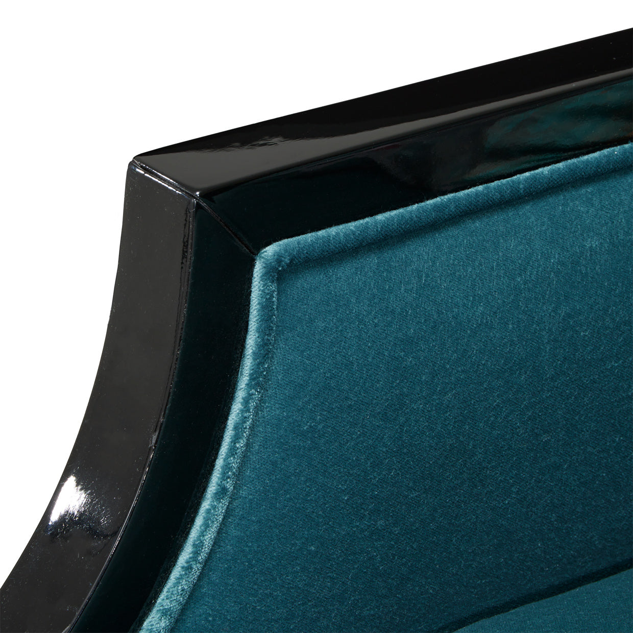 La Francaise Accent Chair - Azure/Black