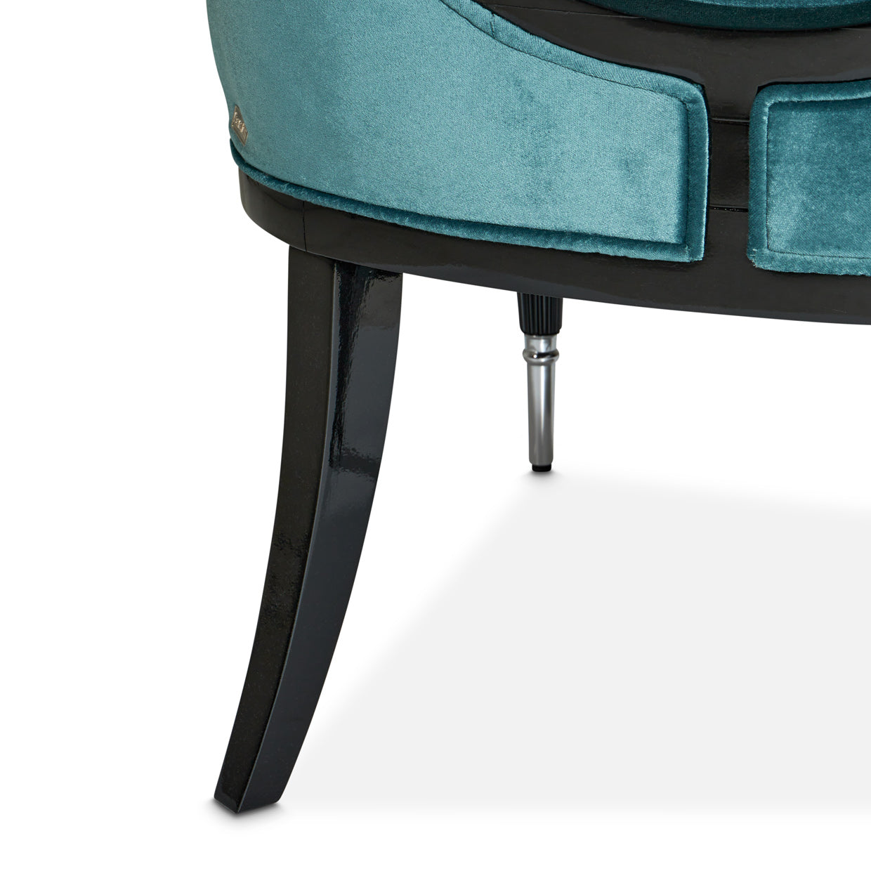 La Francaise Accent Chair - Azure/Black