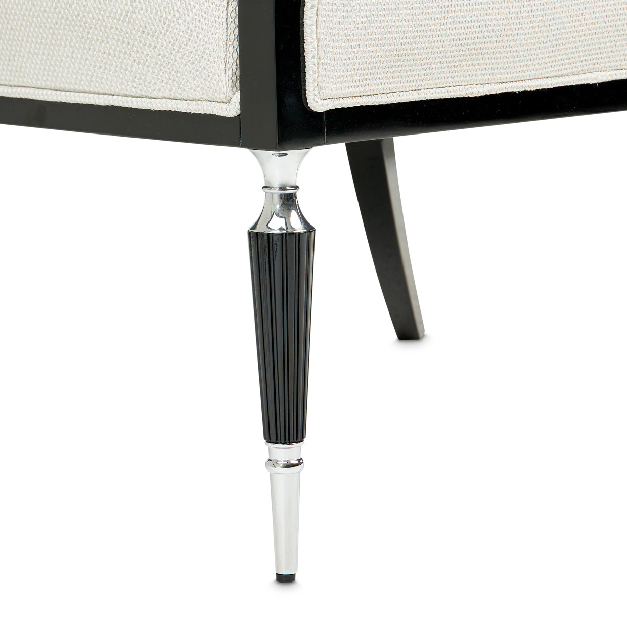 La Francaise Accent Chair - Cafe au Lait/Black