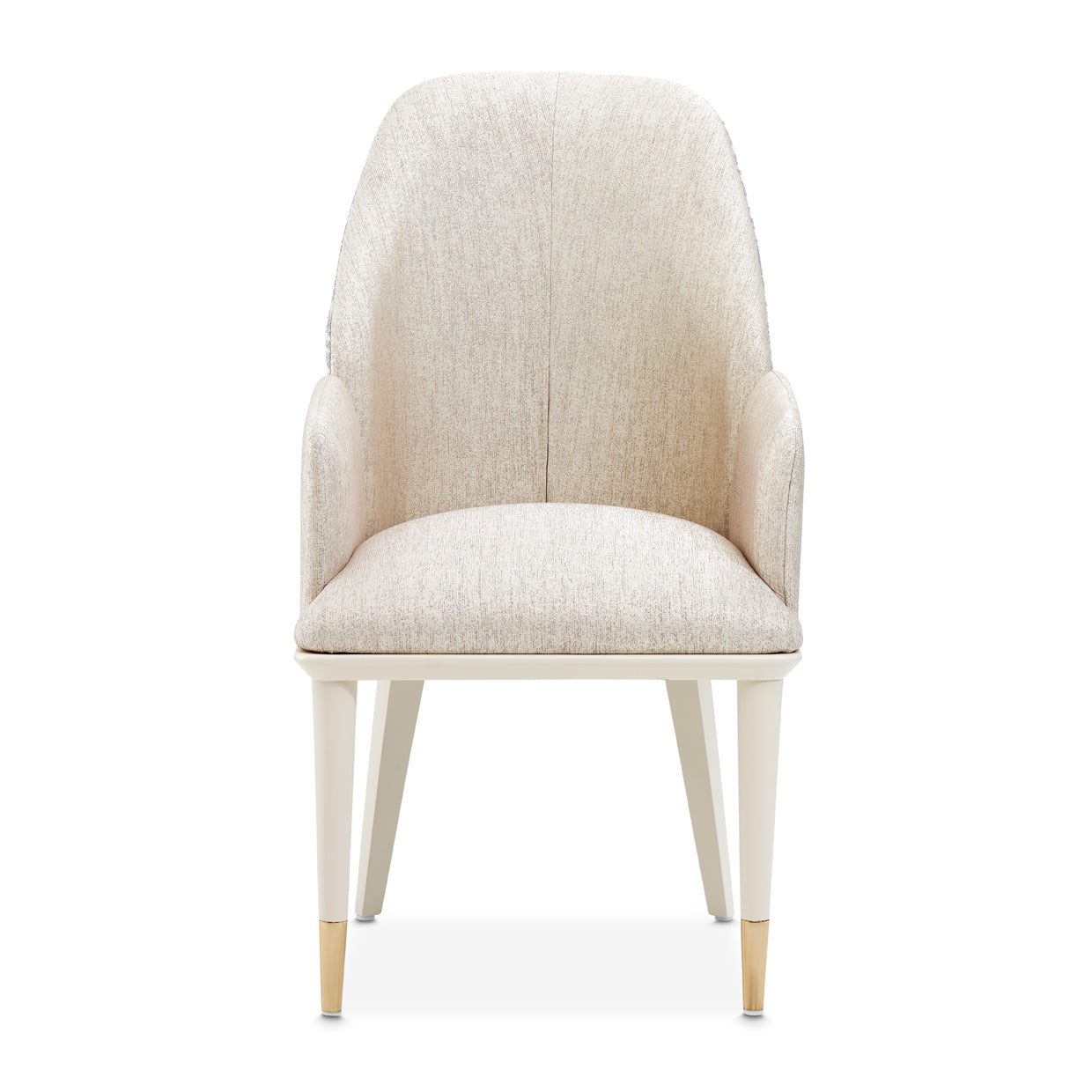 Lisbon Dining Arm Chair - Opal/Matte Cream