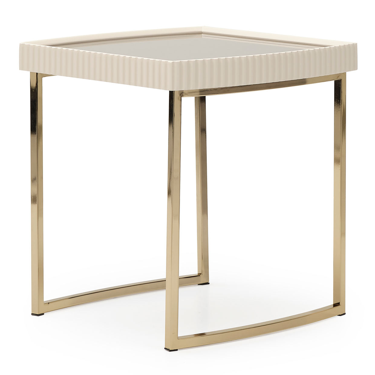 Lisbon Side Table - Silken Matte Cream