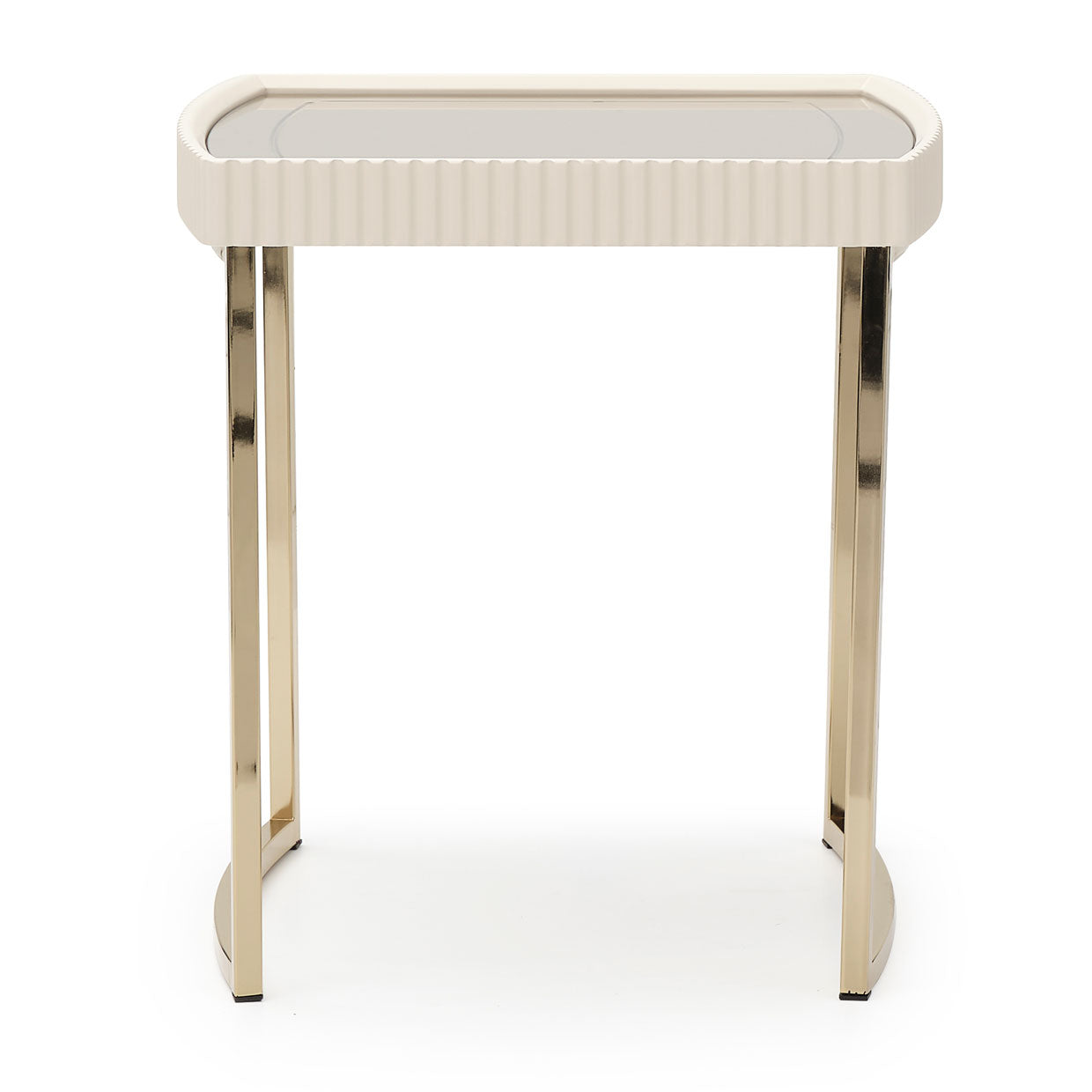 Lisbon Side Table - Silken Matte Cream