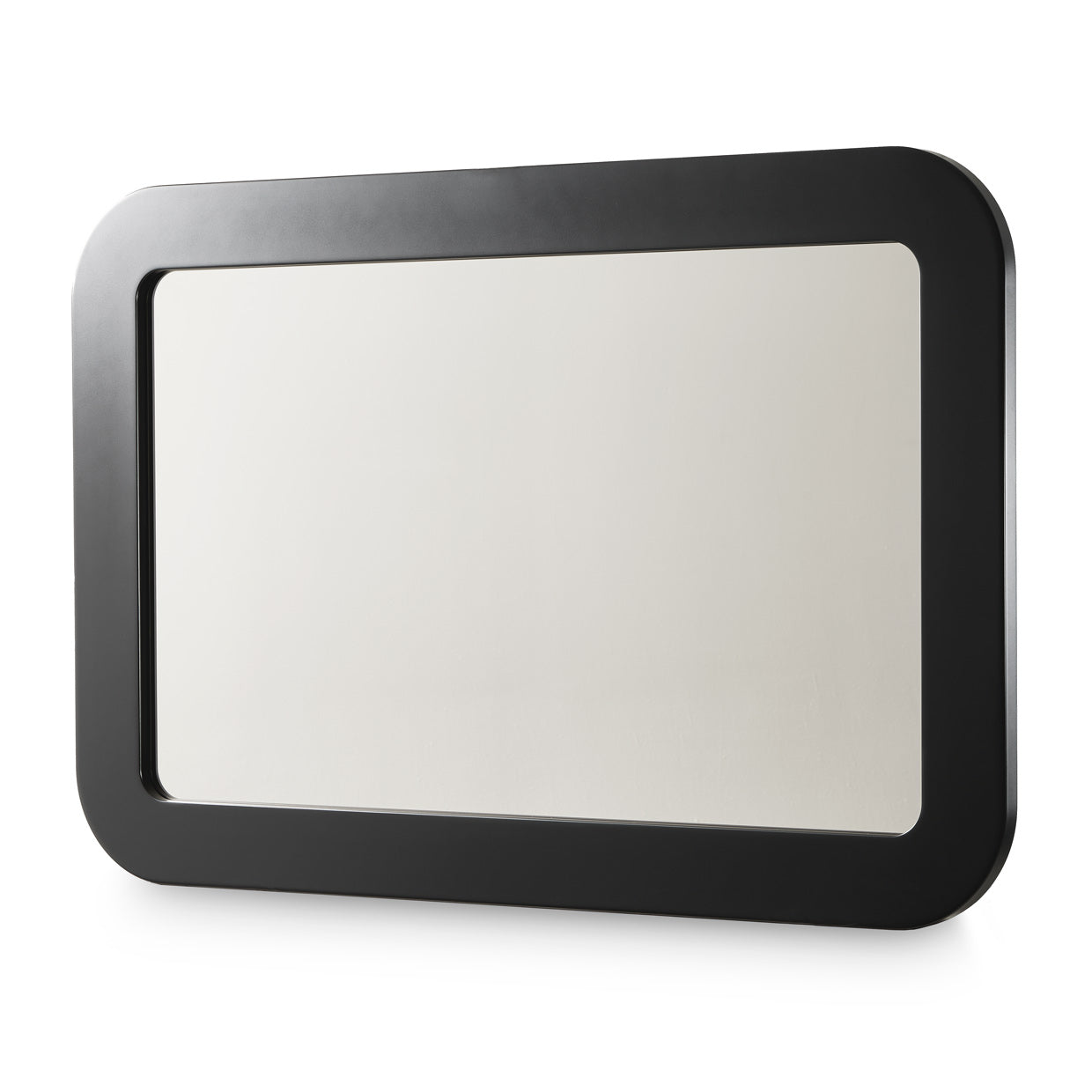 Lisbon Wall Mirror - Silken Matte Black