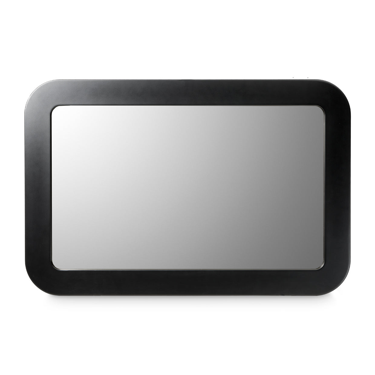 Lisbon Wall Mirror - Silken Matte Black