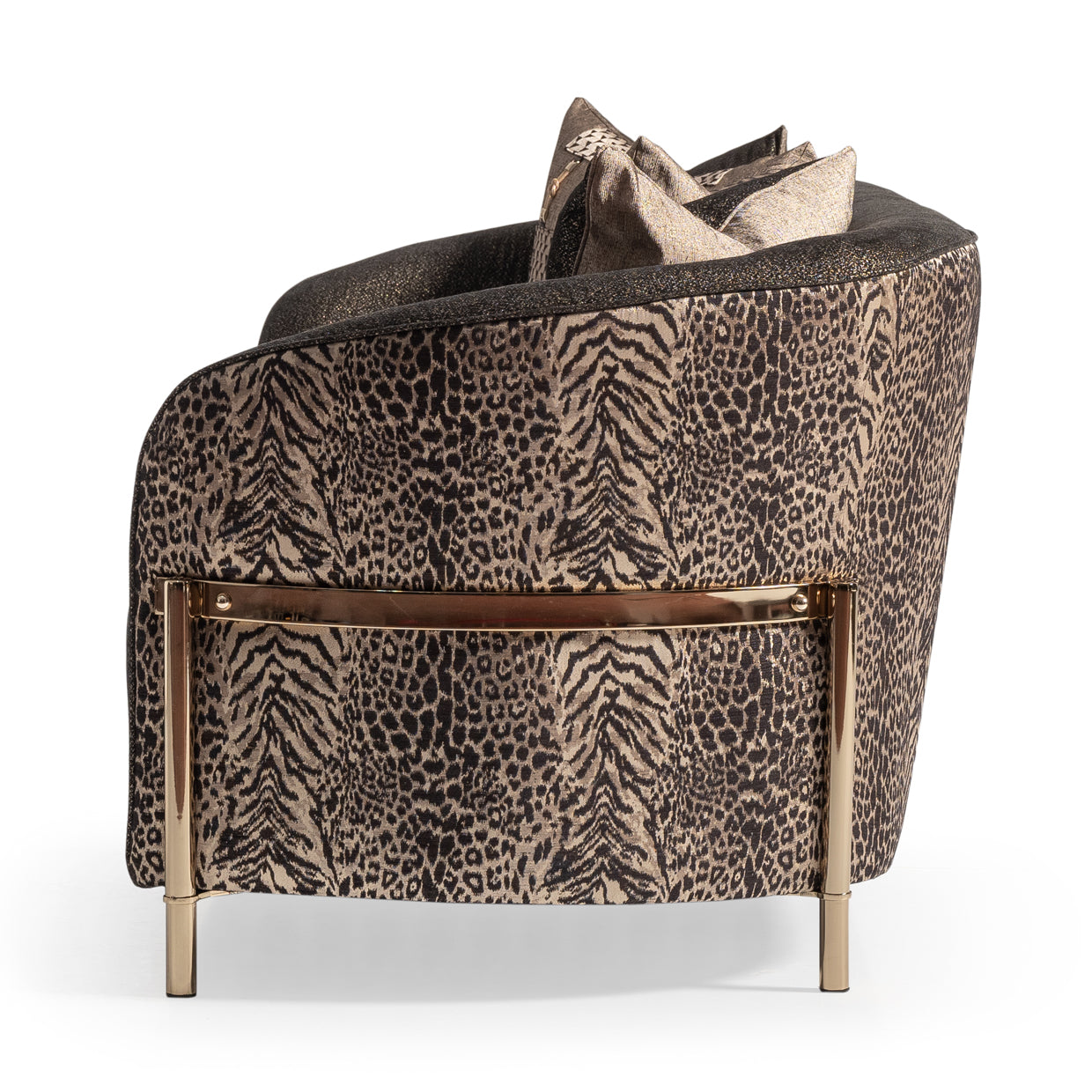 Lisbon Sofa - Onyx/Gold