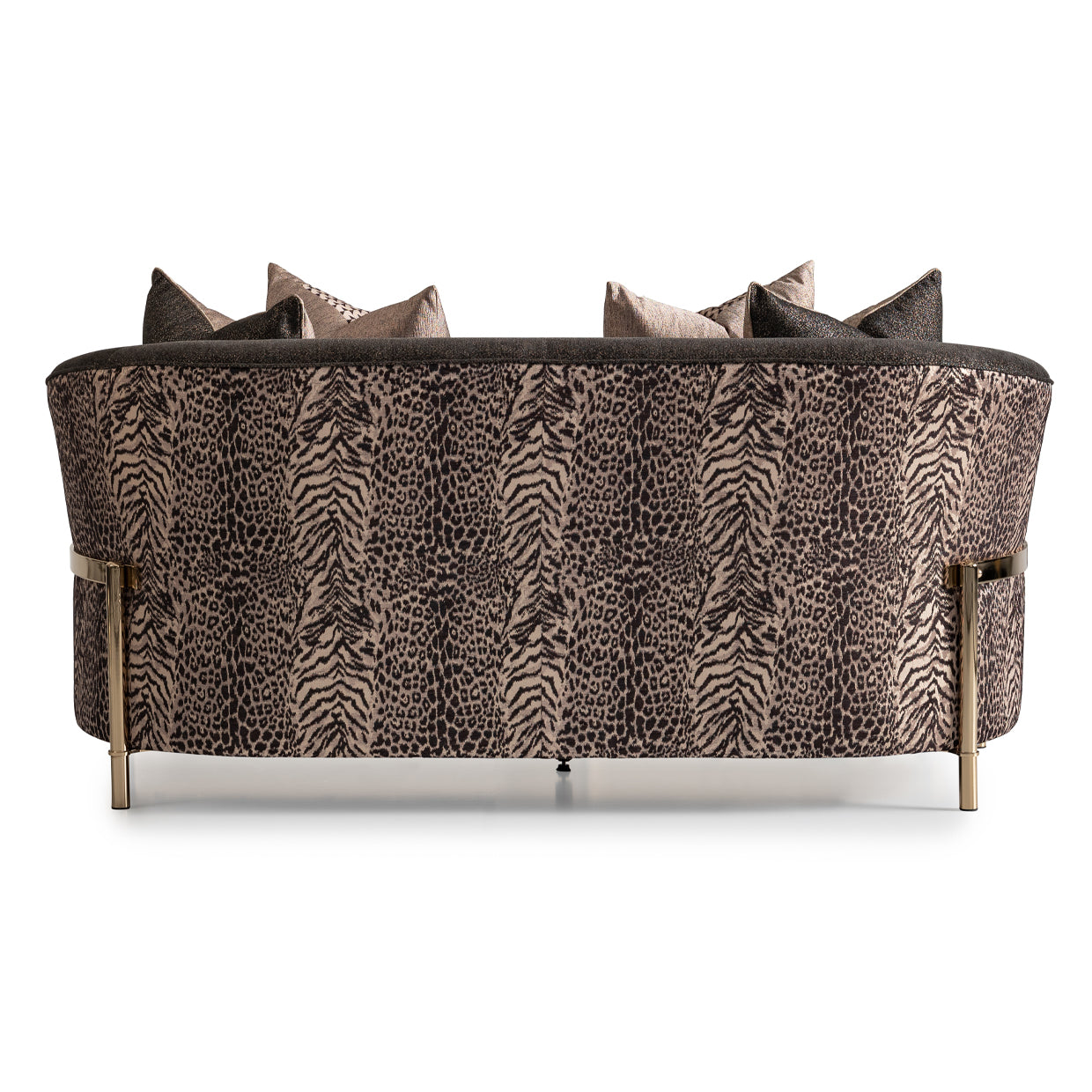 Lisbon Loveseat - Onyx/Gold