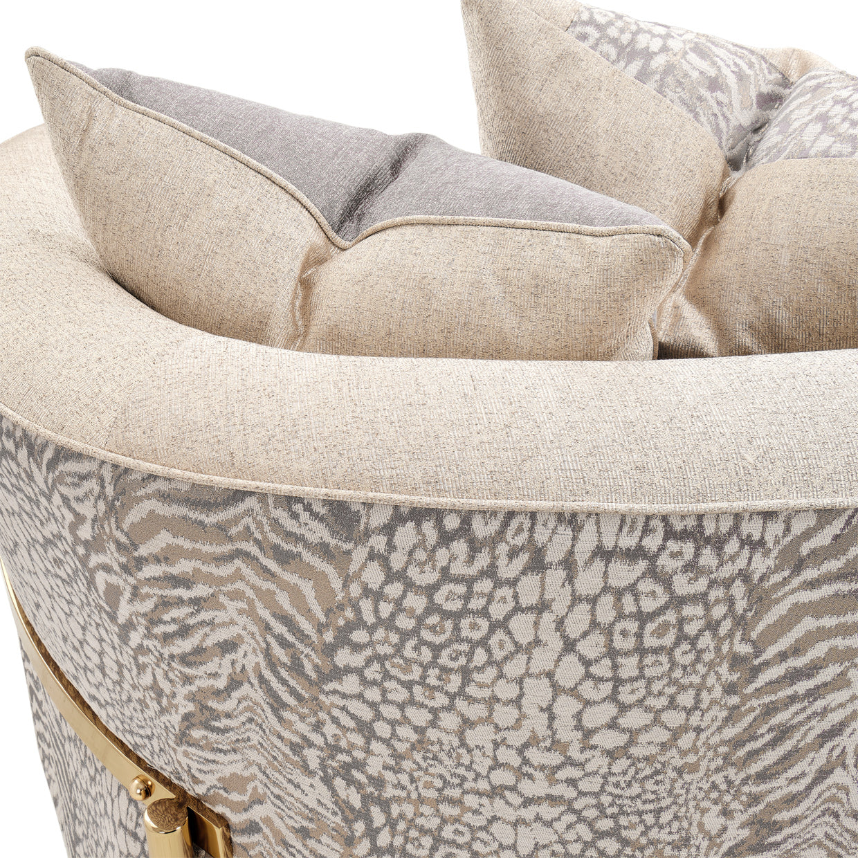 Lisbon Loveseat - Opal/Gold