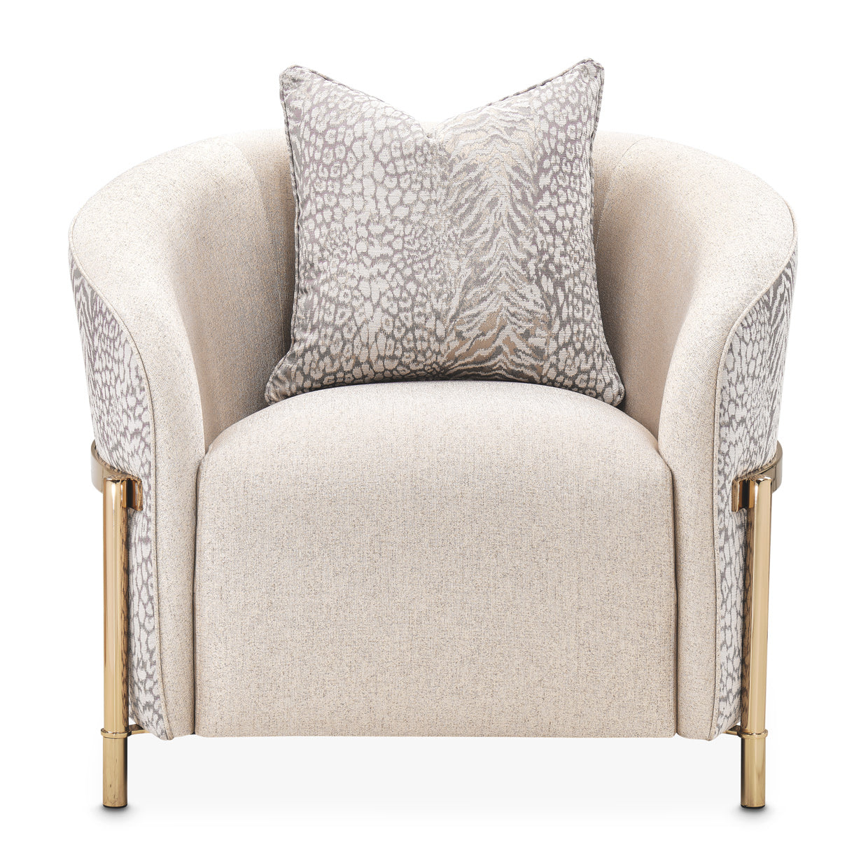 Lisbon Accent Chair - Opal/Gold