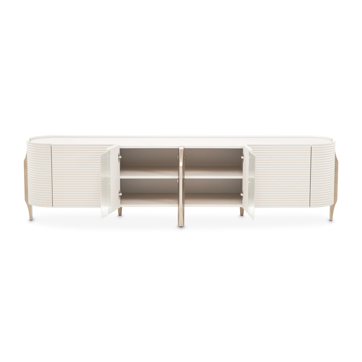 Mod Dream Media Cabinet - Rich Champagne