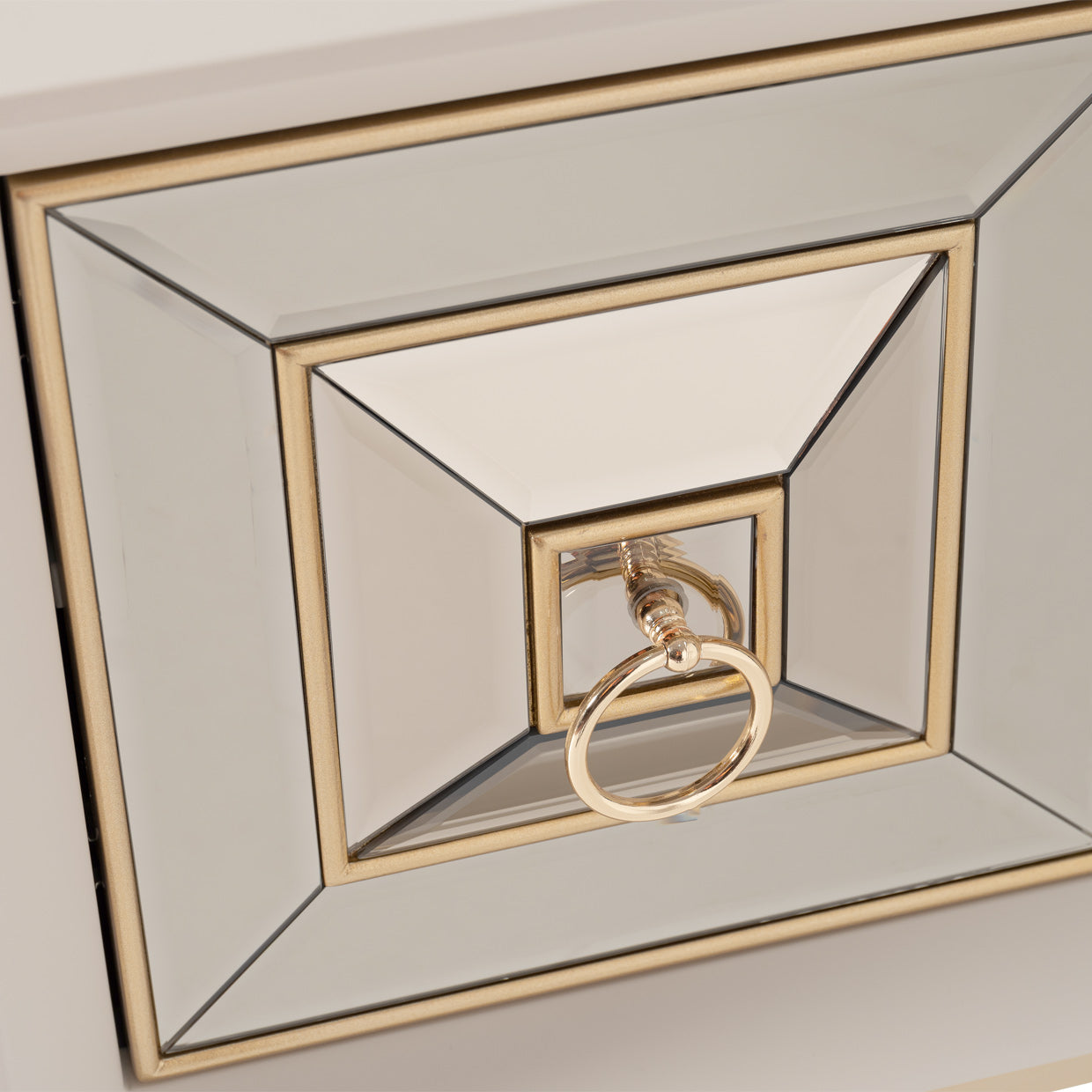 Madison Small Console - Glistening Gold