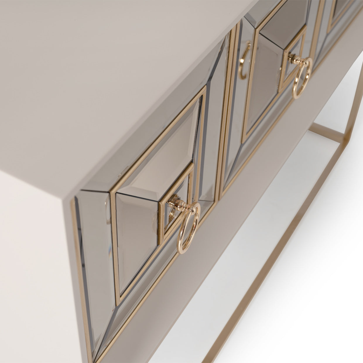 Madison Small Console - Glistening Gold