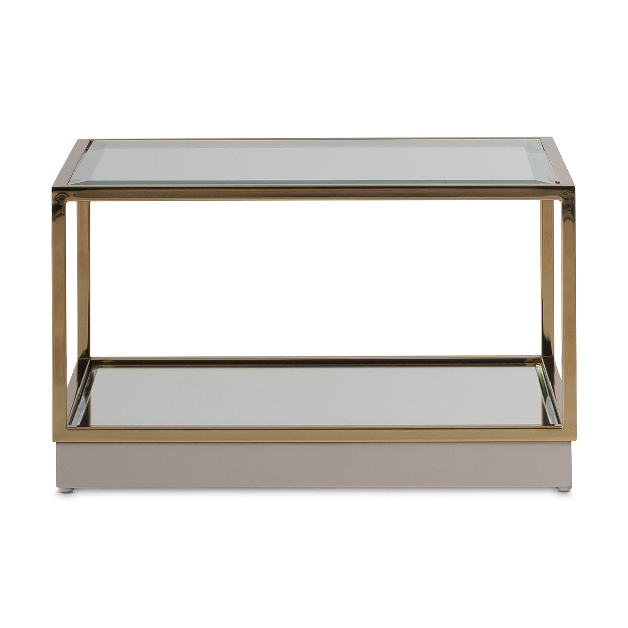 Savannah Breeze Short Cocktail Table, Set of 2 - Bright Gold