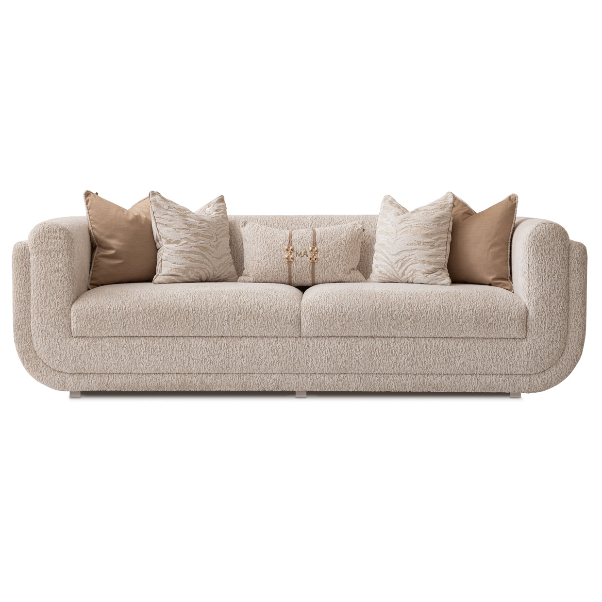 Savannah Breeze Standard Sofa - Cashmere/Bright Gold