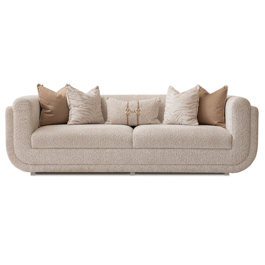 Savannah Breeze Standard Sofa - Cashmere/Bright Gold