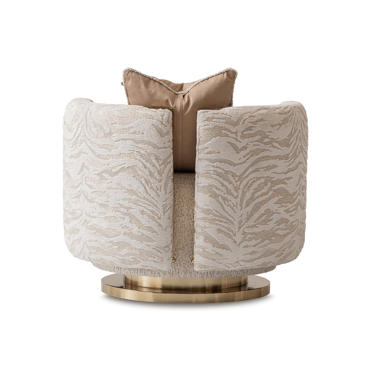 Savannah Breeze Swivel Chair - Cashmere/Bright Gold