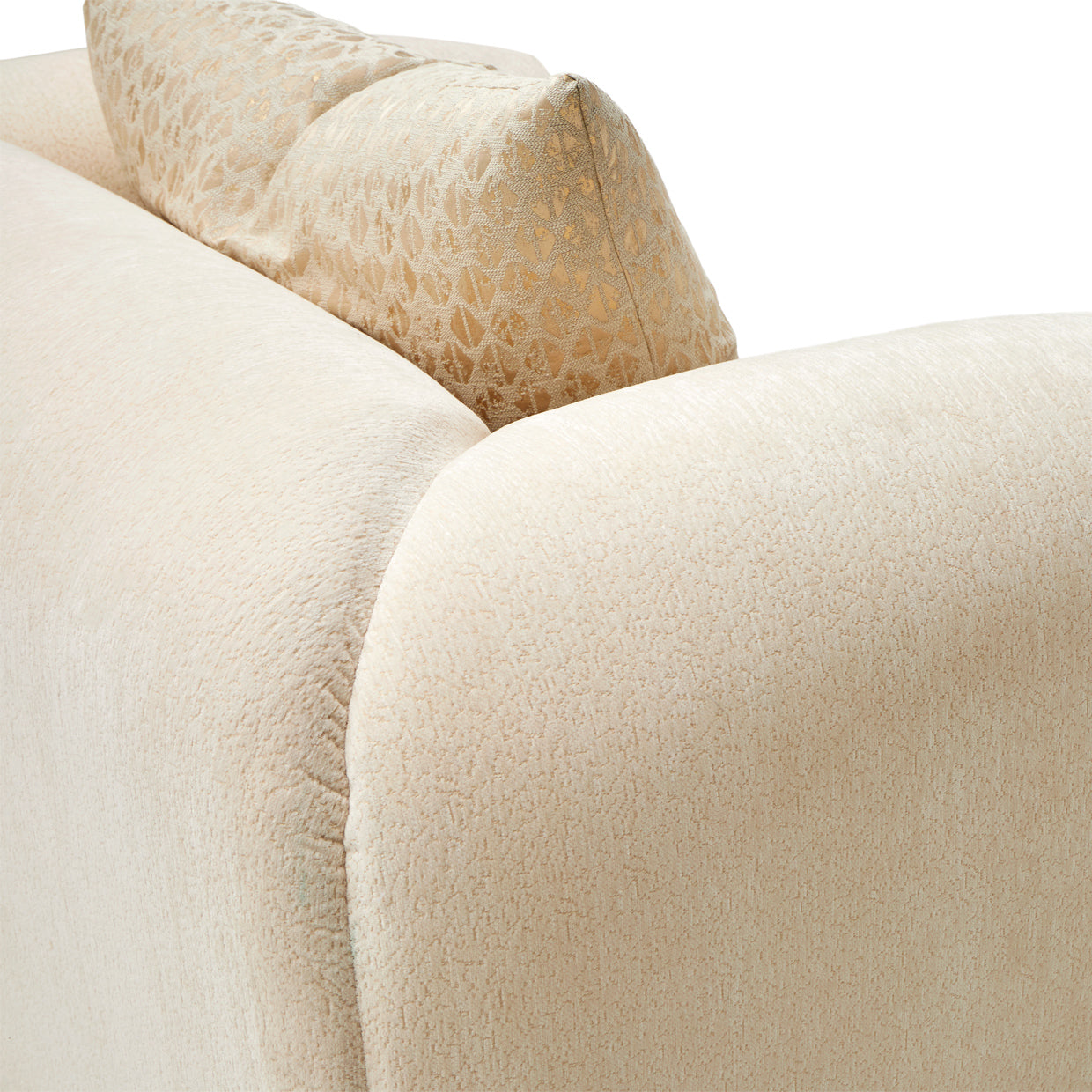 Sassani Chair - Crepe/Gold