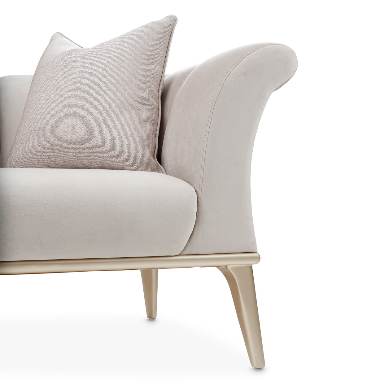 Yvette Sofa - Porcini/Champagne