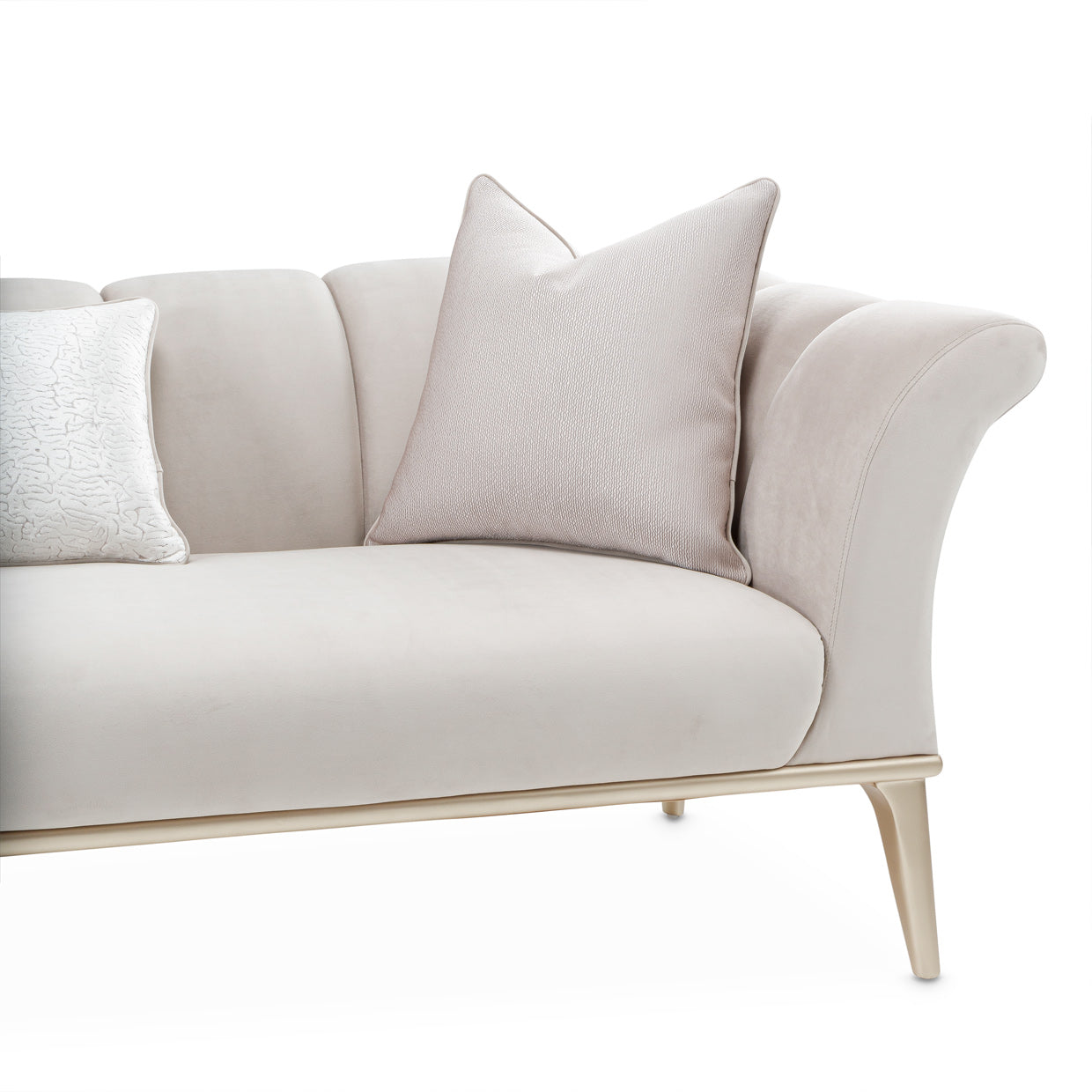 Yvette Sofa - Porcini/Champagne