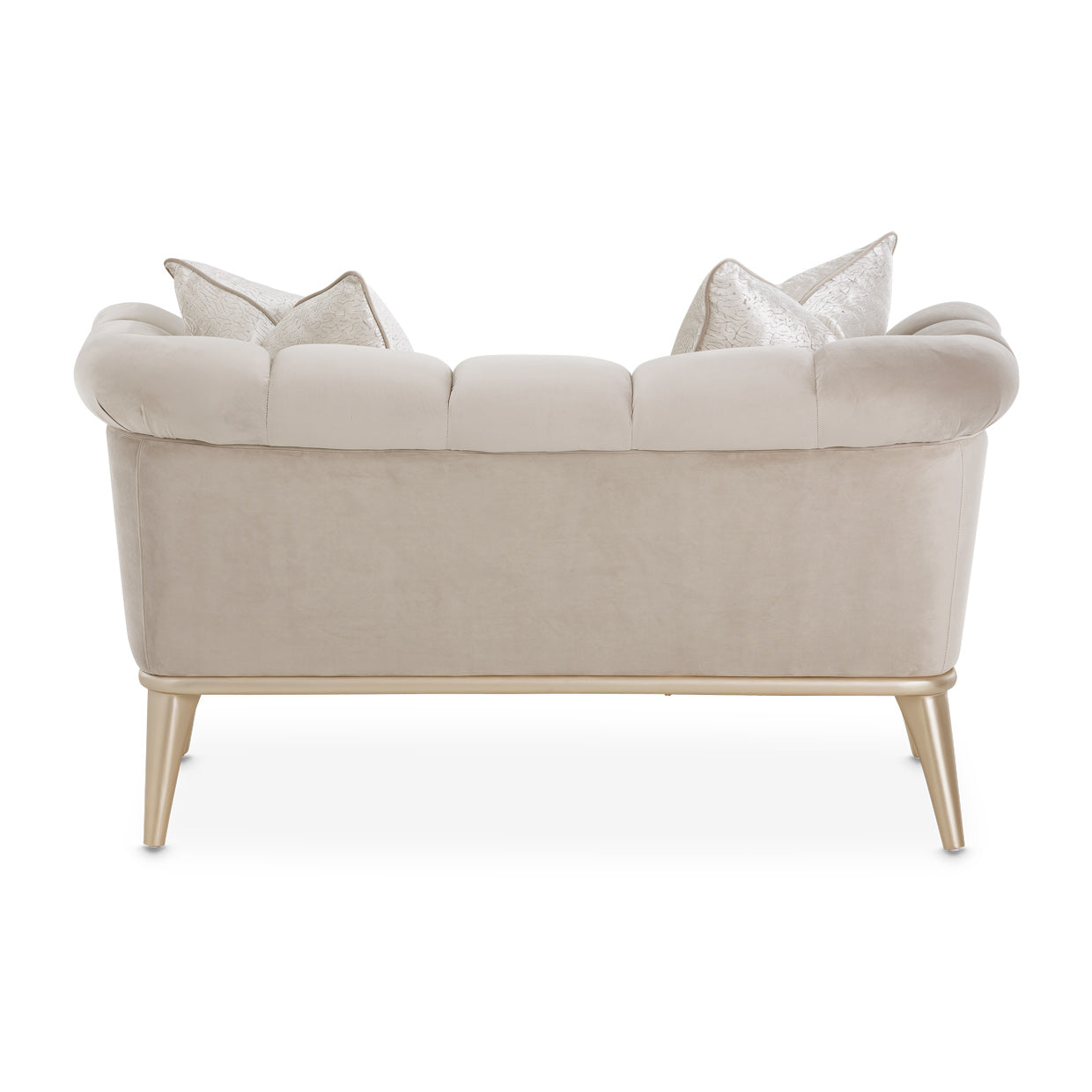Yvette Chair and a Half - Porcini/Champagne