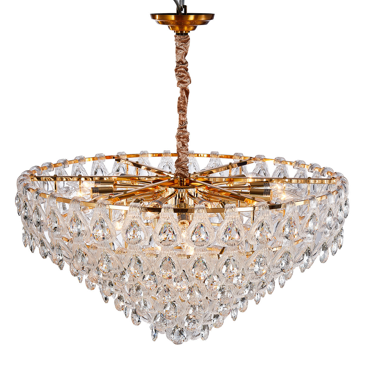 Gala 21-Light Round LED Chandelier